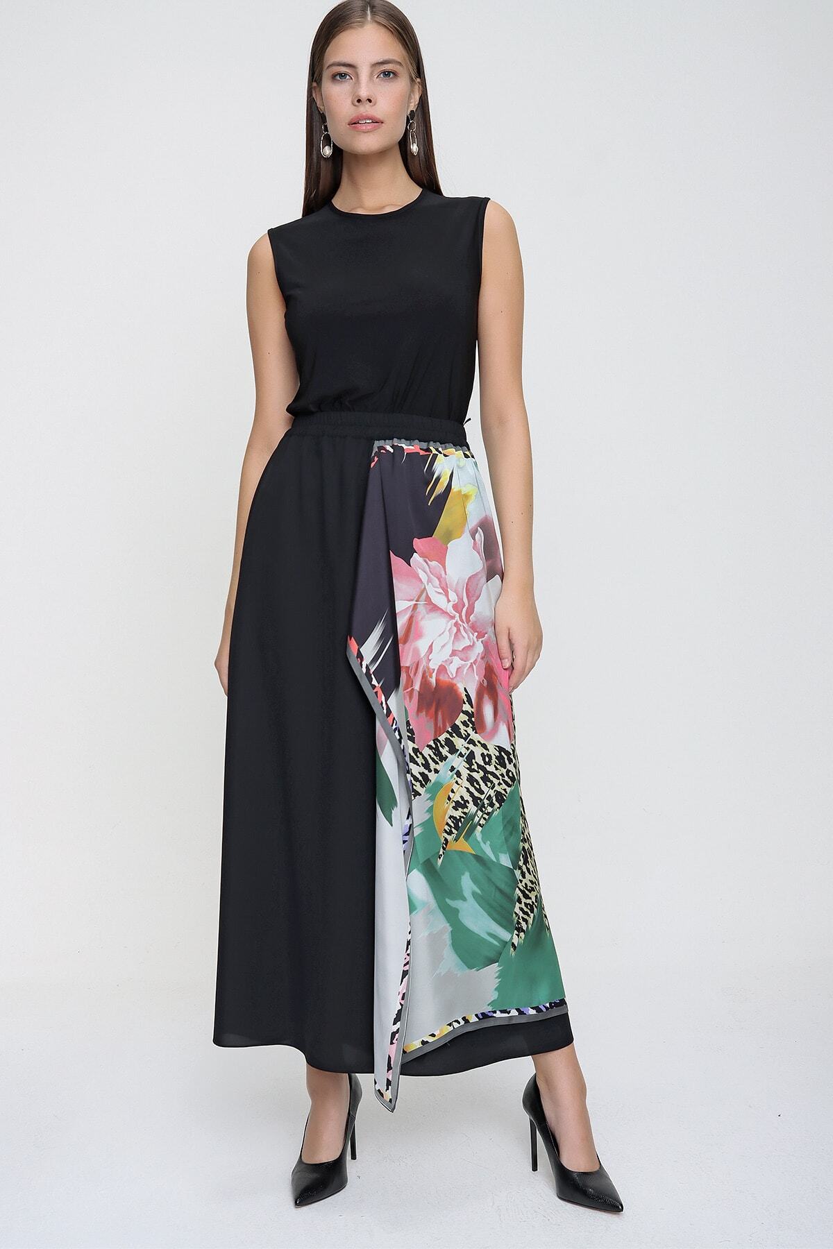 Aker 1194111 Desen Detaylı Etek