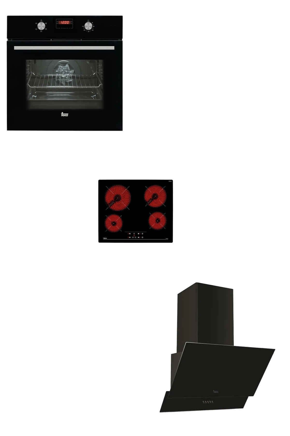 Teka Ankastre 3lü Set Hak 627 Fırın+tb 6415 Ocak + Atv 60.3 Davlumbaz