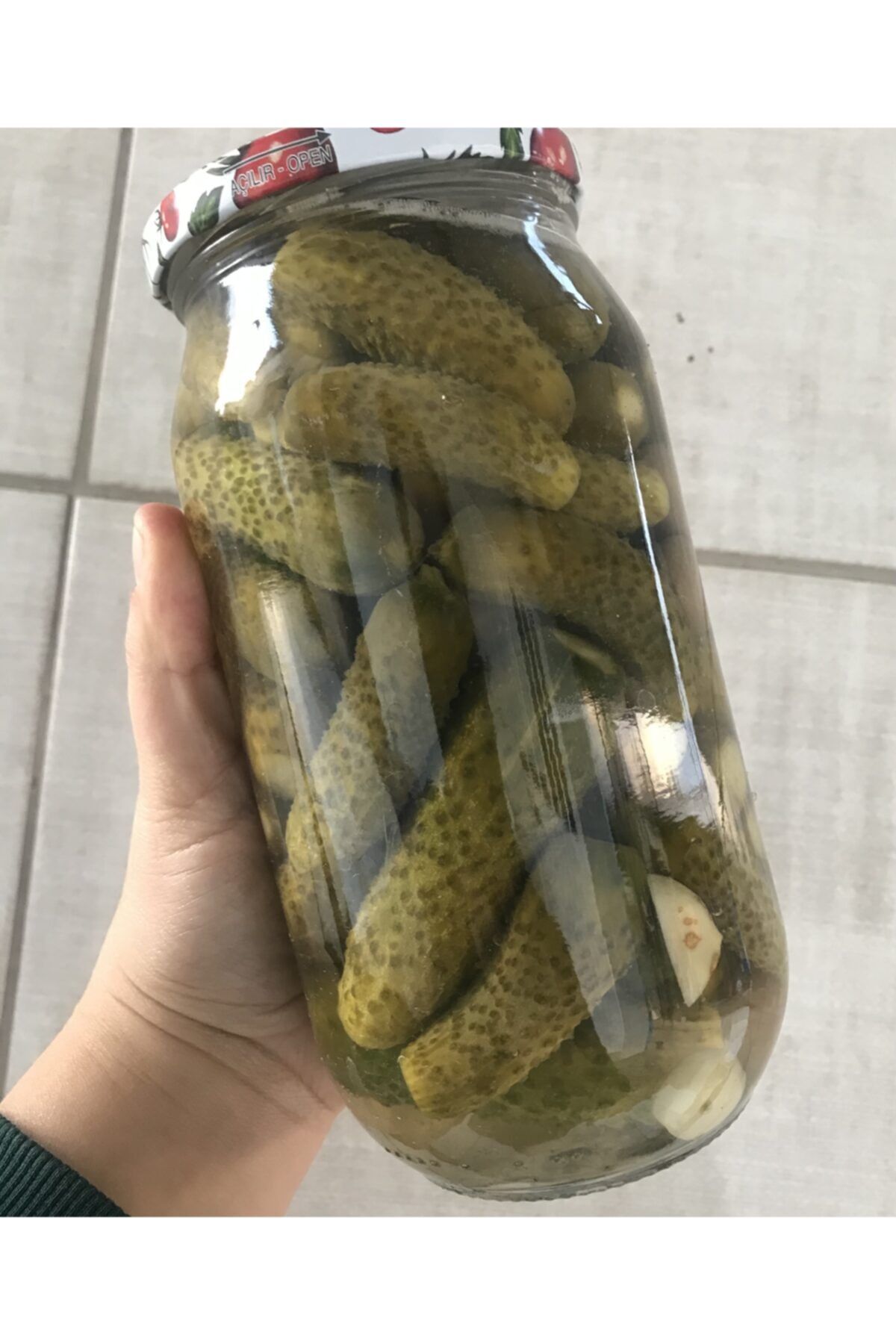 MUĞLA DOĞAL KÖY MAHSÜLLERİ 1kg Kornişon Turşu