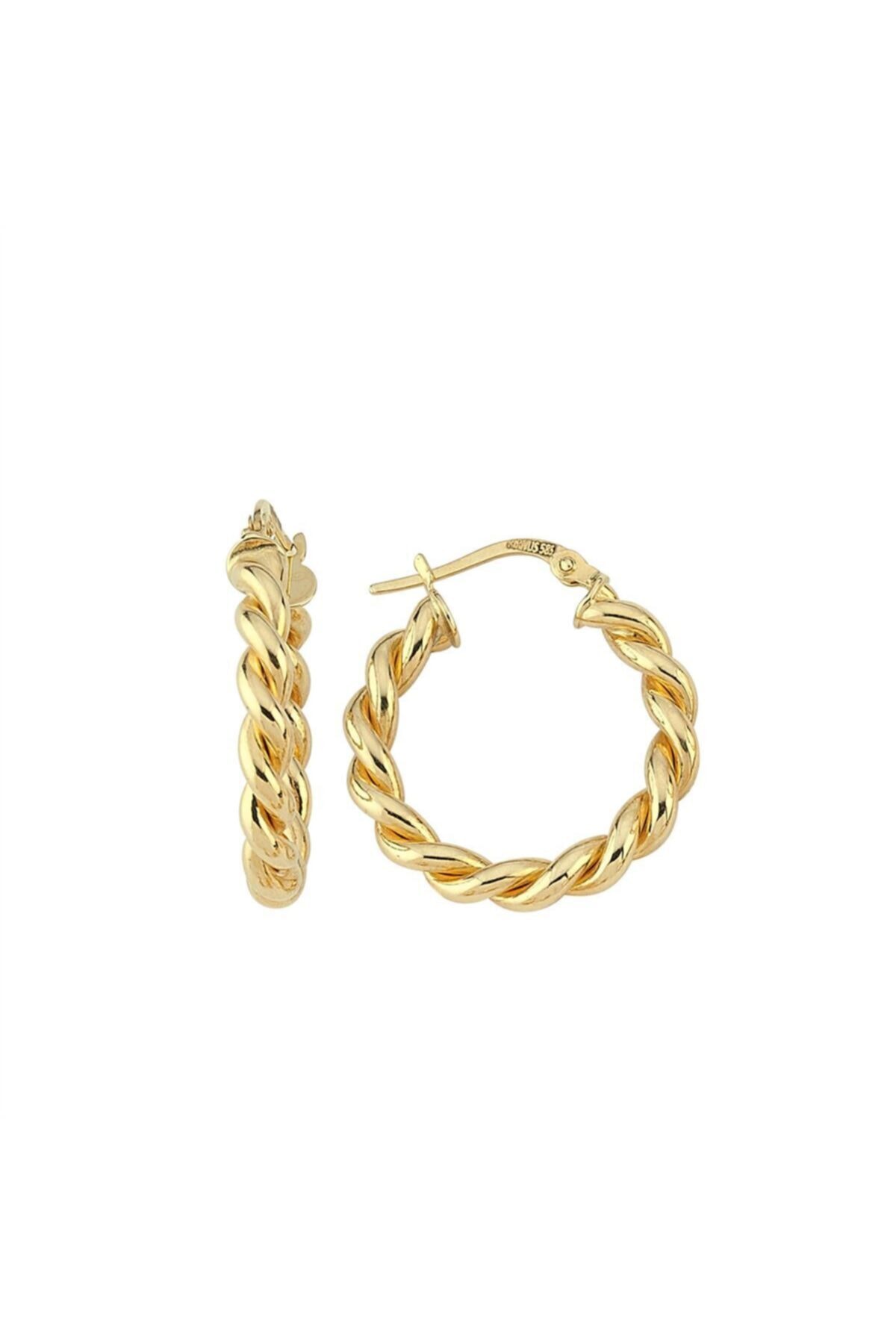 Pirnus Diamond Küpe 14 Ayar Altın  gr : 2.10