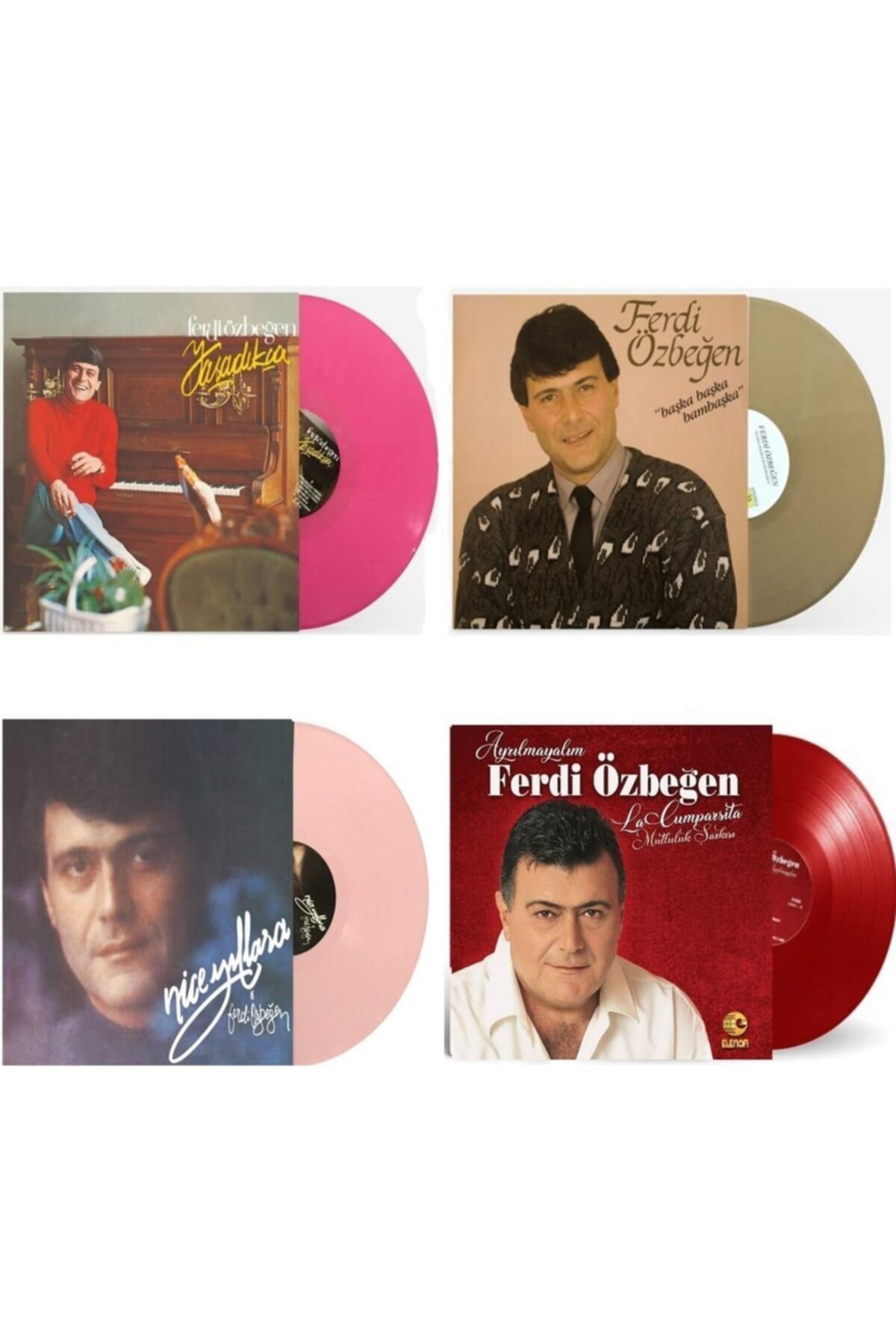 esenshop Ferdi Özbeğen - Renkli Plaklar (4 Plak Özel Set)