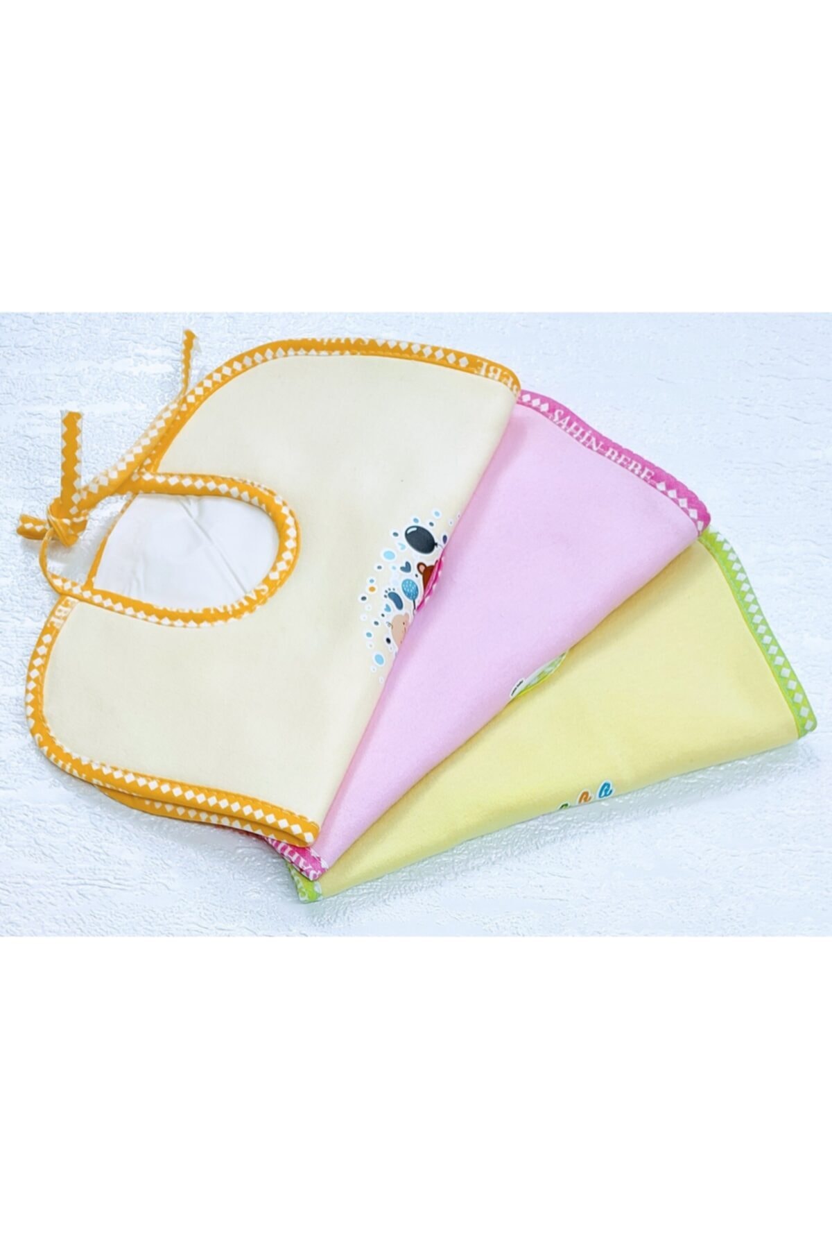 Algitsin Mama Önlük 3 Adet 6-12 Ay