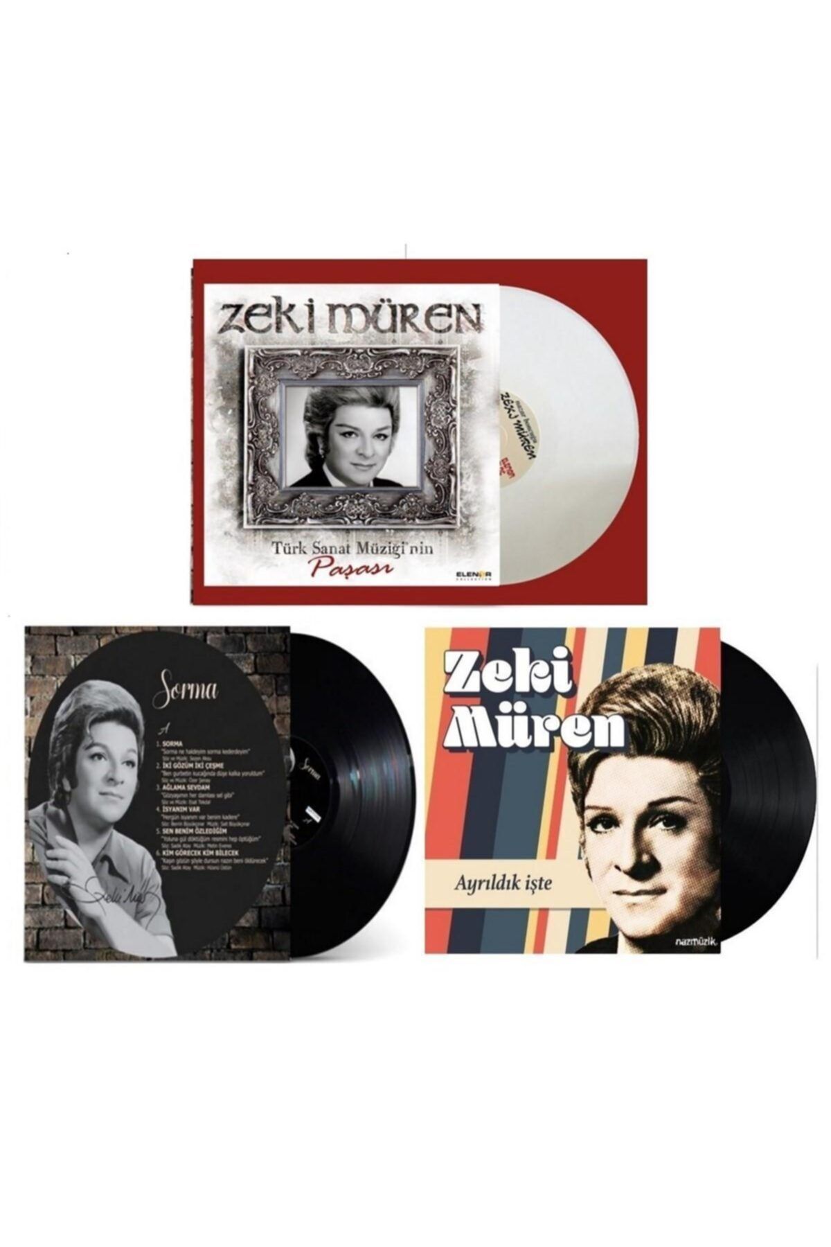 esenshop Zeki Müren - Sorma,ayrıldık Işte tsmnin Paşası (3 Plak Özel Set)