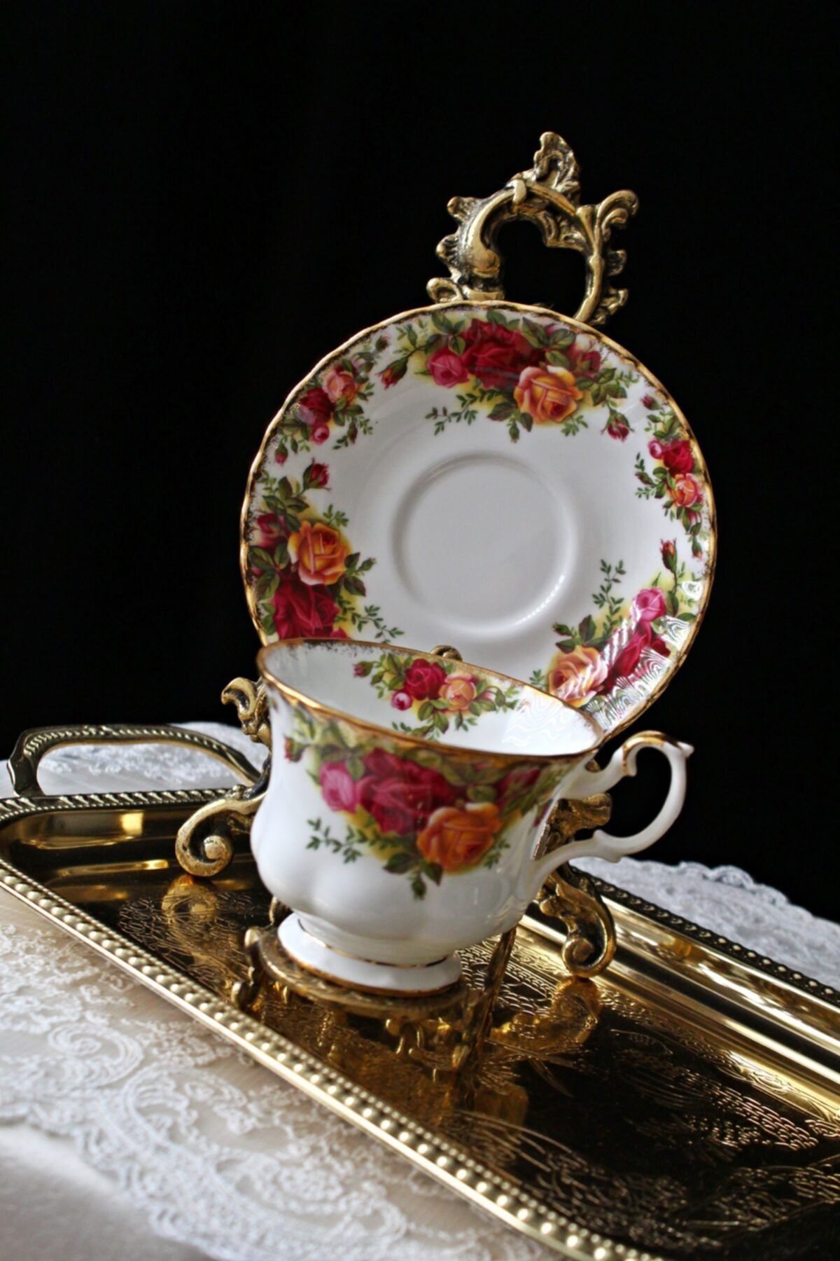 Royal Albert Old Country Rose Çay Fincanı