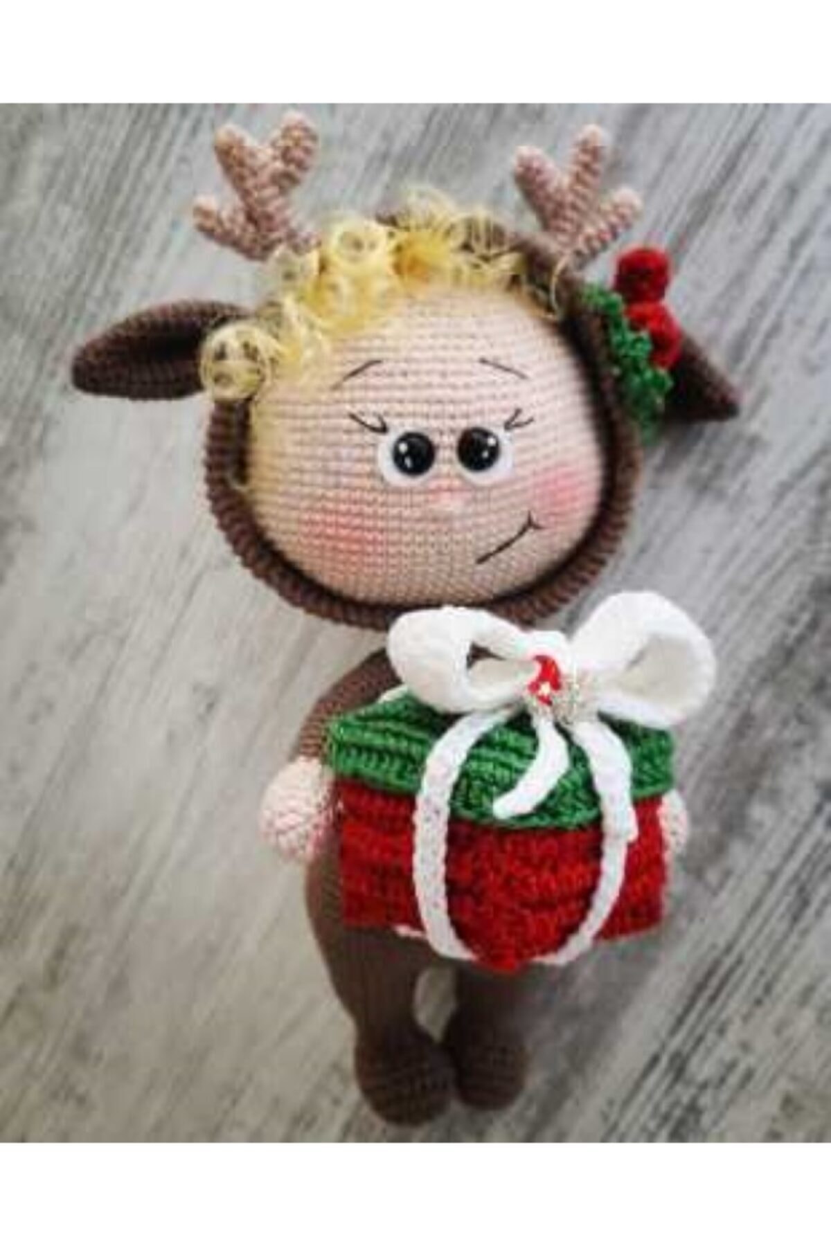 AKSA TİCARET Minibonnie Amigurumi Organik Oyuncak Bebek