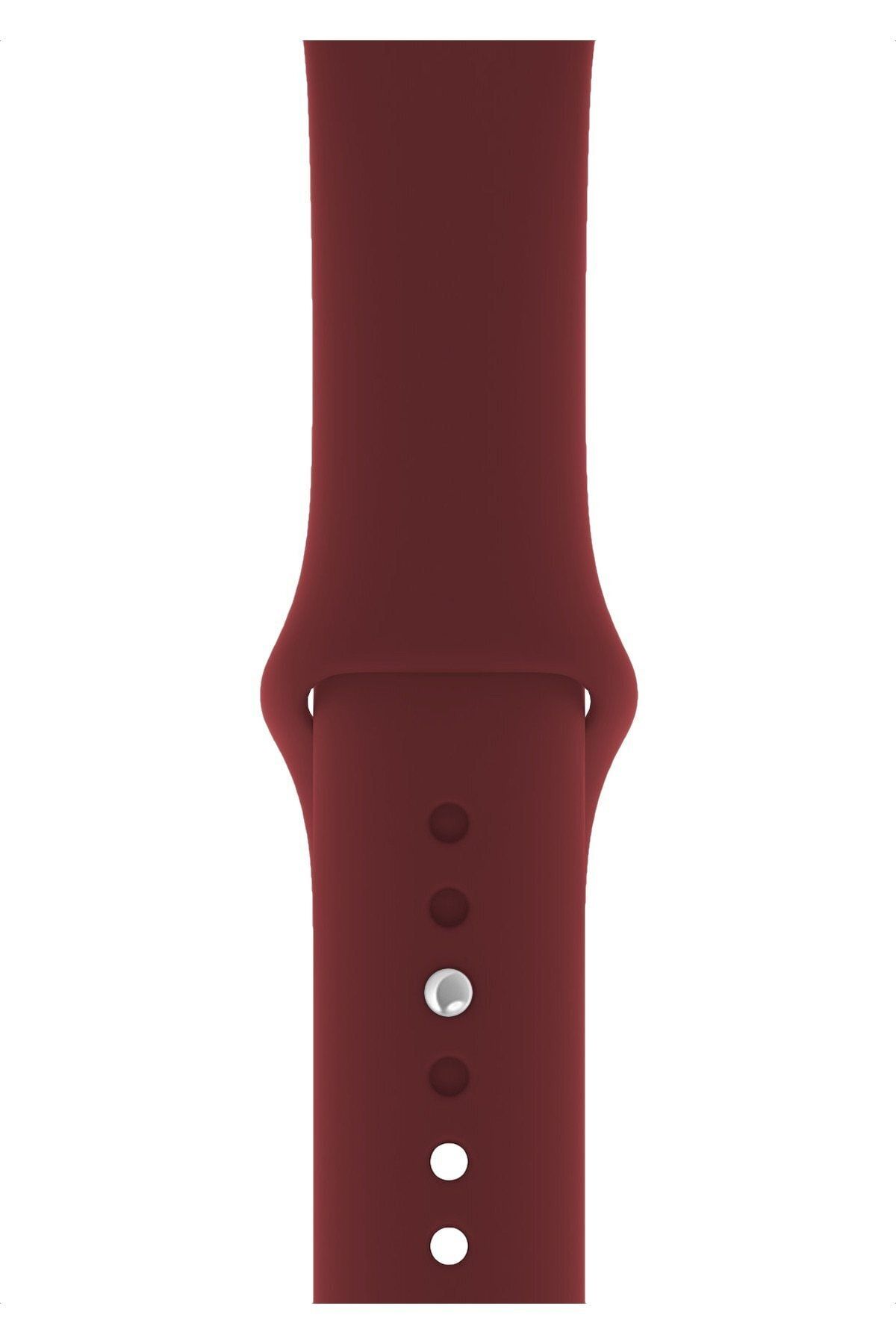 Fibaks Apple Watch 2 3 4 5 6 7 Se Nike 42 44 45mm A+ Kalite Kordon Kayış Bileklik Klasik Kaliteli Silikon
