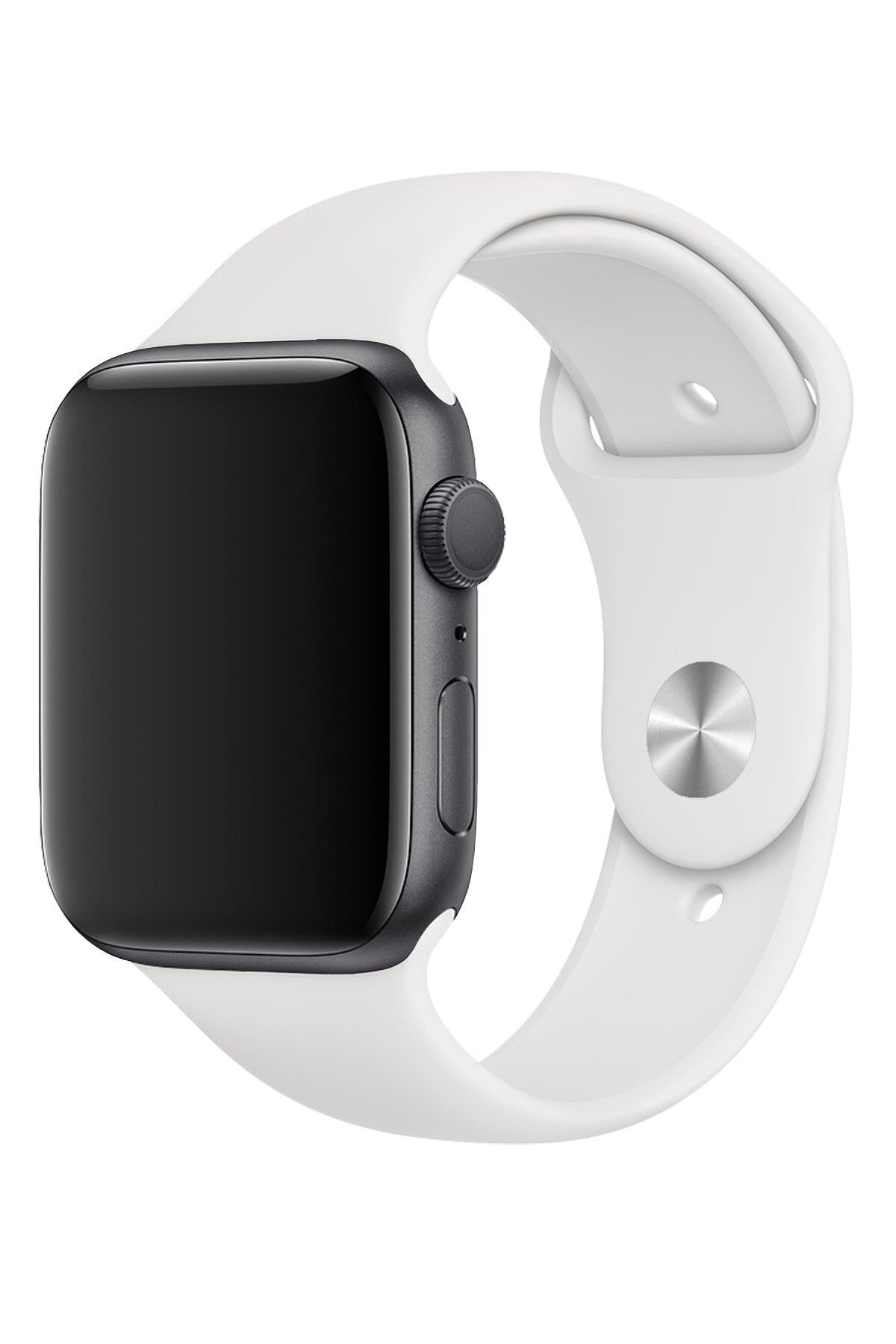 Fibaks Apple Watch 2 3 4 5 6 7 Se Nike 38 40 41mm UyumluA+ Kalite Kordon Kayış Bileklik Klasik Silikon