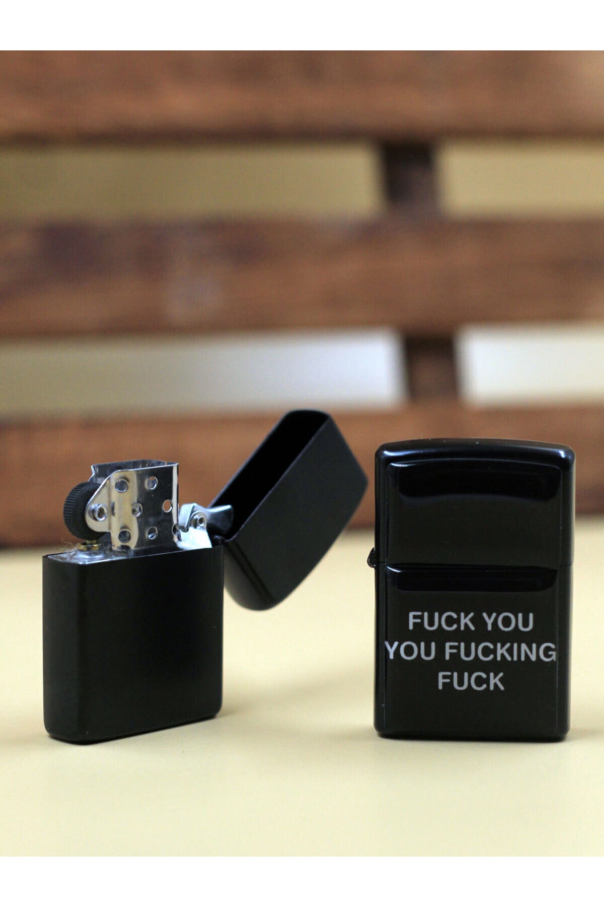 basarbasmaz Fuckyoufuck Zippo Benzinli Çakmak