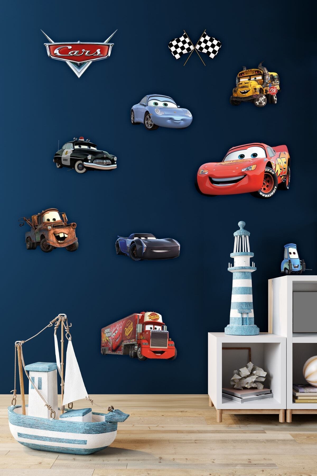 bskhnm Şimşek Mcqueen Duvar Stickerı