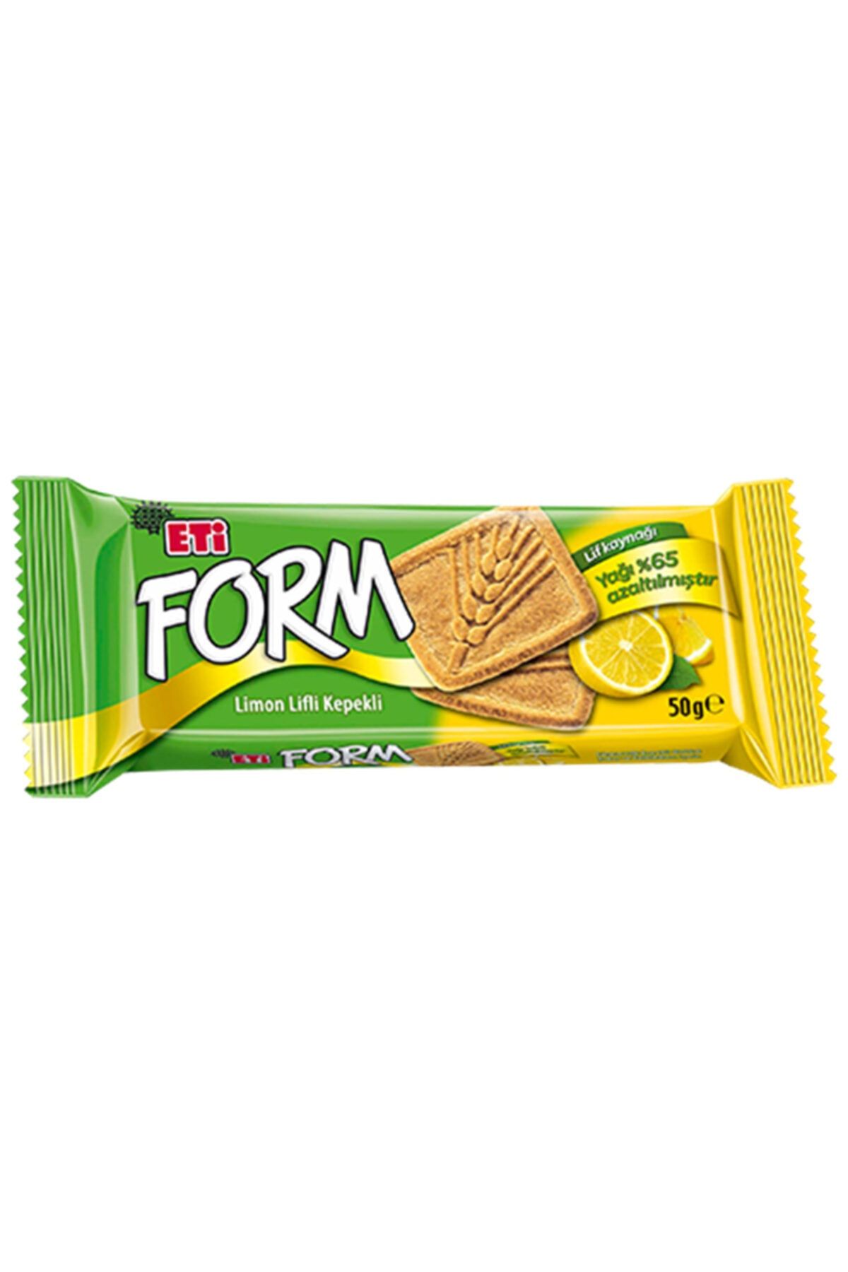 Eti Form Limon Lifli Bisküvi 50 Gr 10 Adet