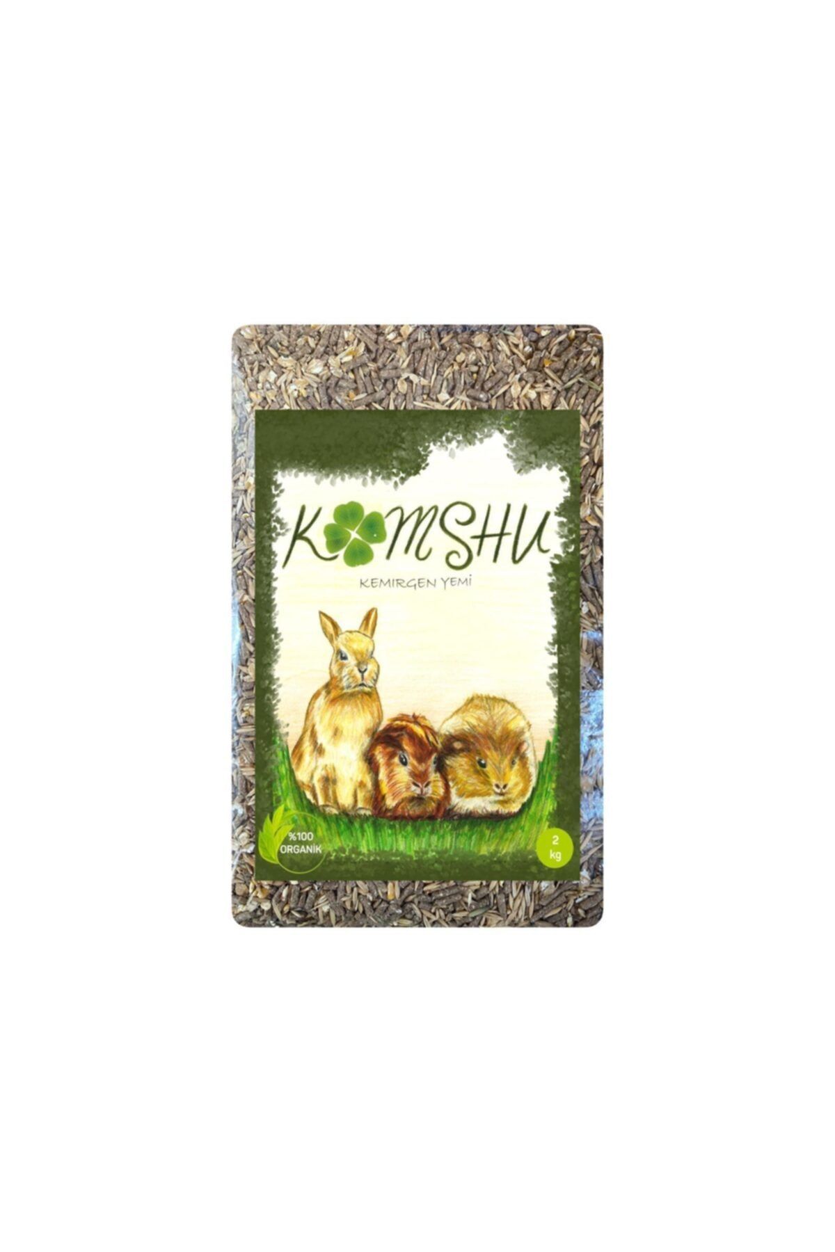 KOMSHU Tavşan Kemirgen Yemi 2kg Özel 4lü Karışım