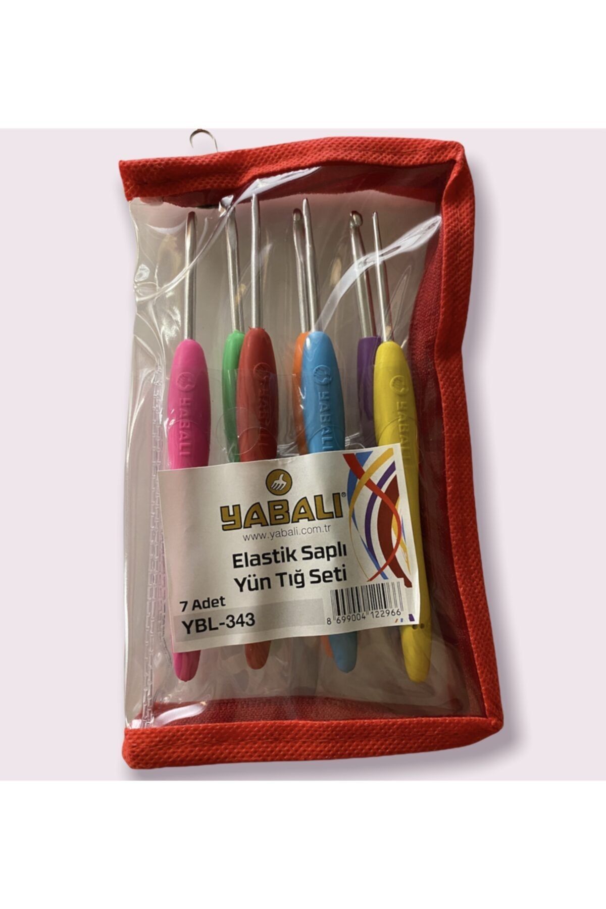 Yabalı Elastik Saplı Yün Tığ Seti