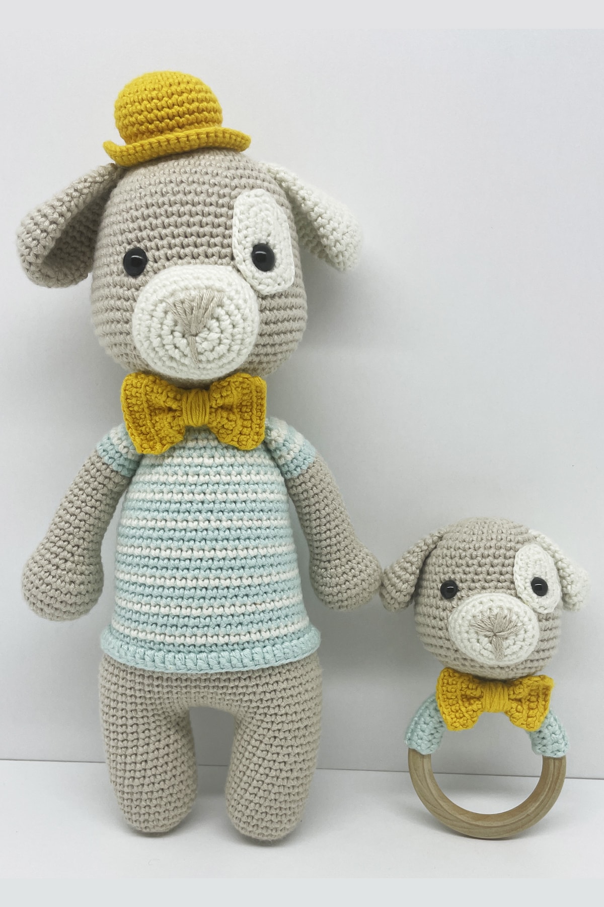 ENESRABUTİK Amigurumi Şapkalı Köpek Oyuncak