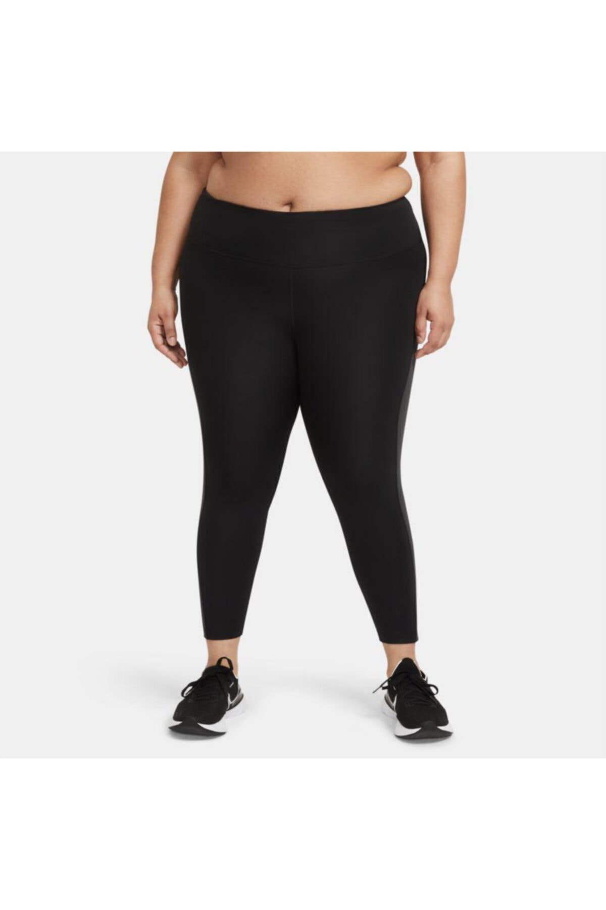 Nike Epic Fast 7/8 Büyük Beden Kadın Siyah Tayt