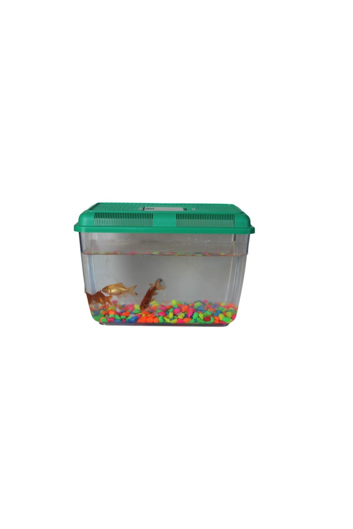 FRIENDLYPLAST Kristal Akvaryum 15 Litre Yeşil