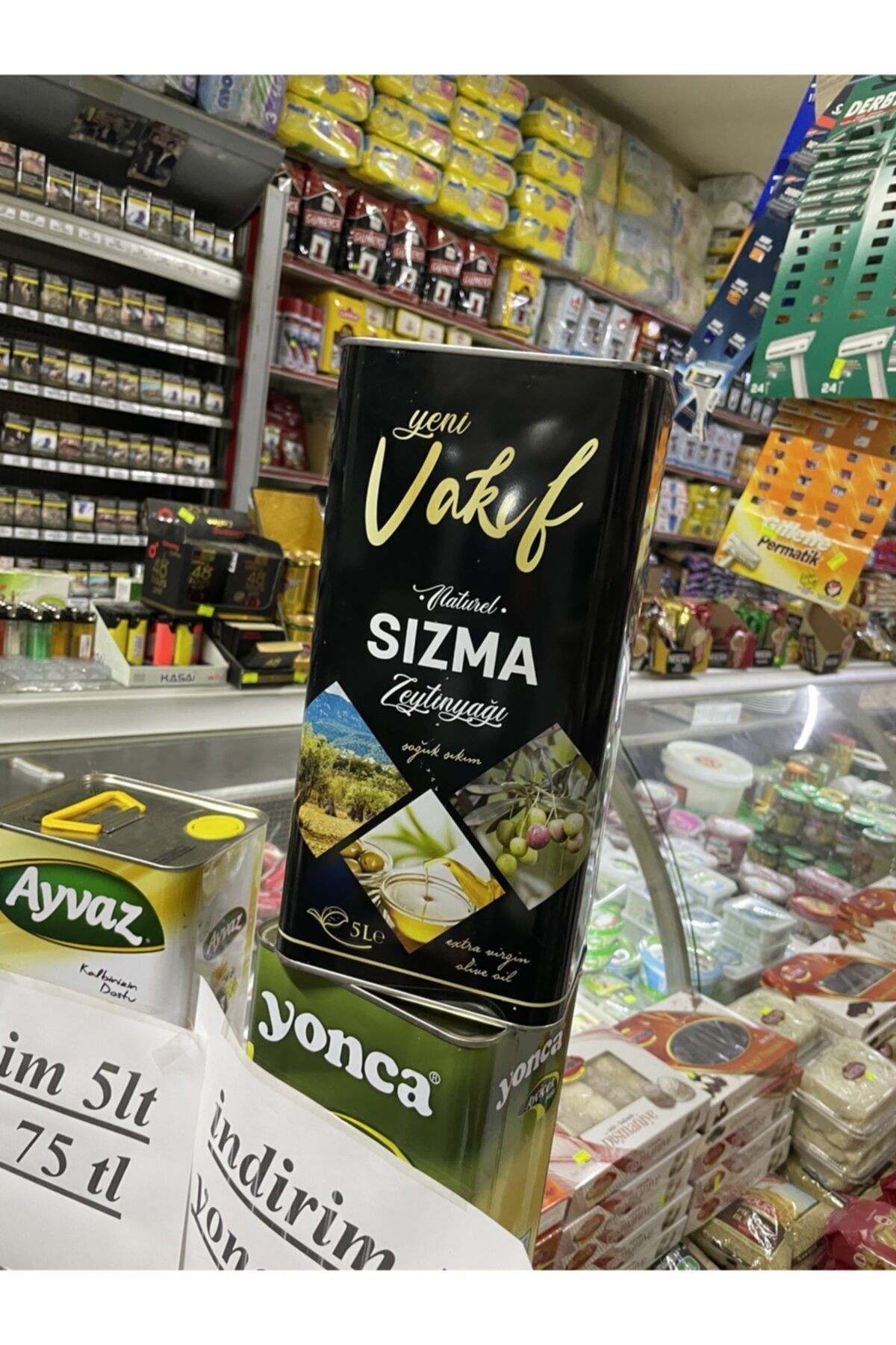 yeni vakıf Kerimoğlu Gıda Zeytinyağı 4 Adet 5 Lt