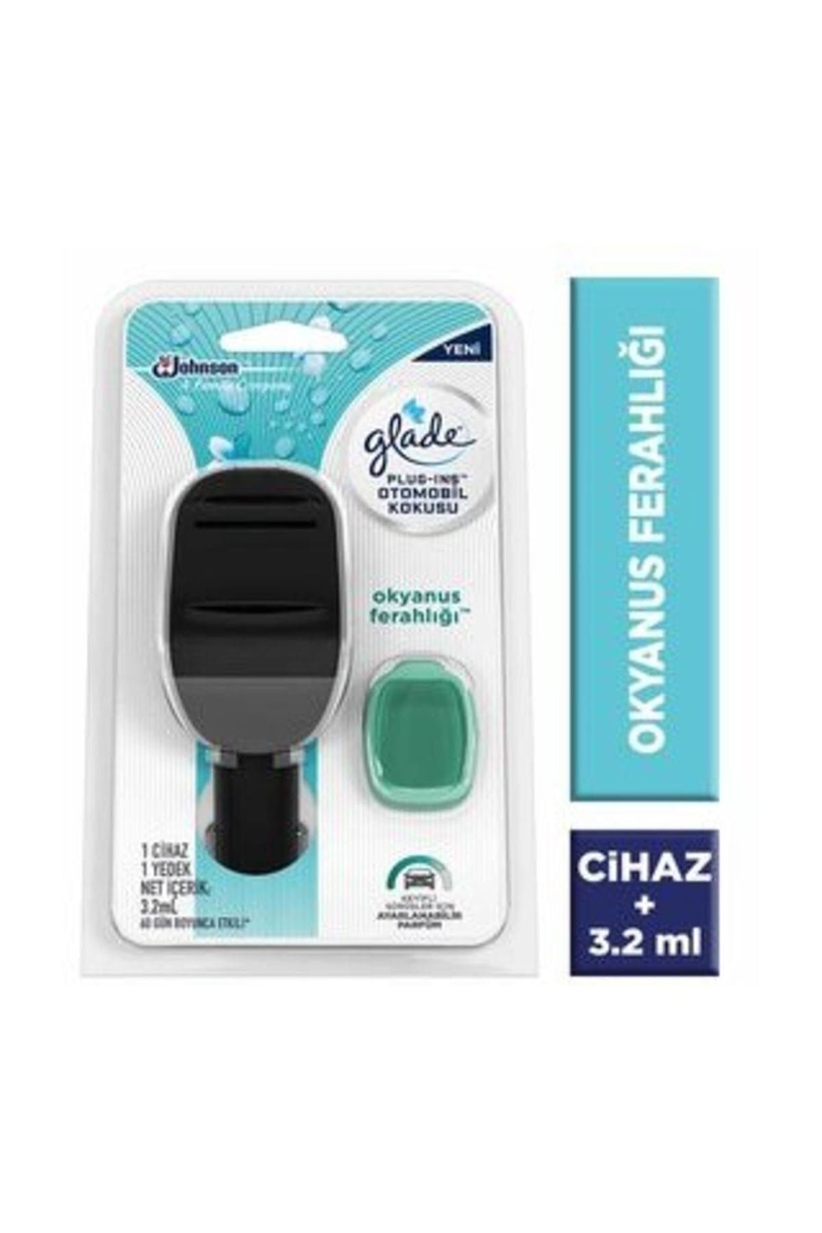 Glade Yeni Araba Kokusu Okyanus Ferahlığı Cihaz 1 Yedek