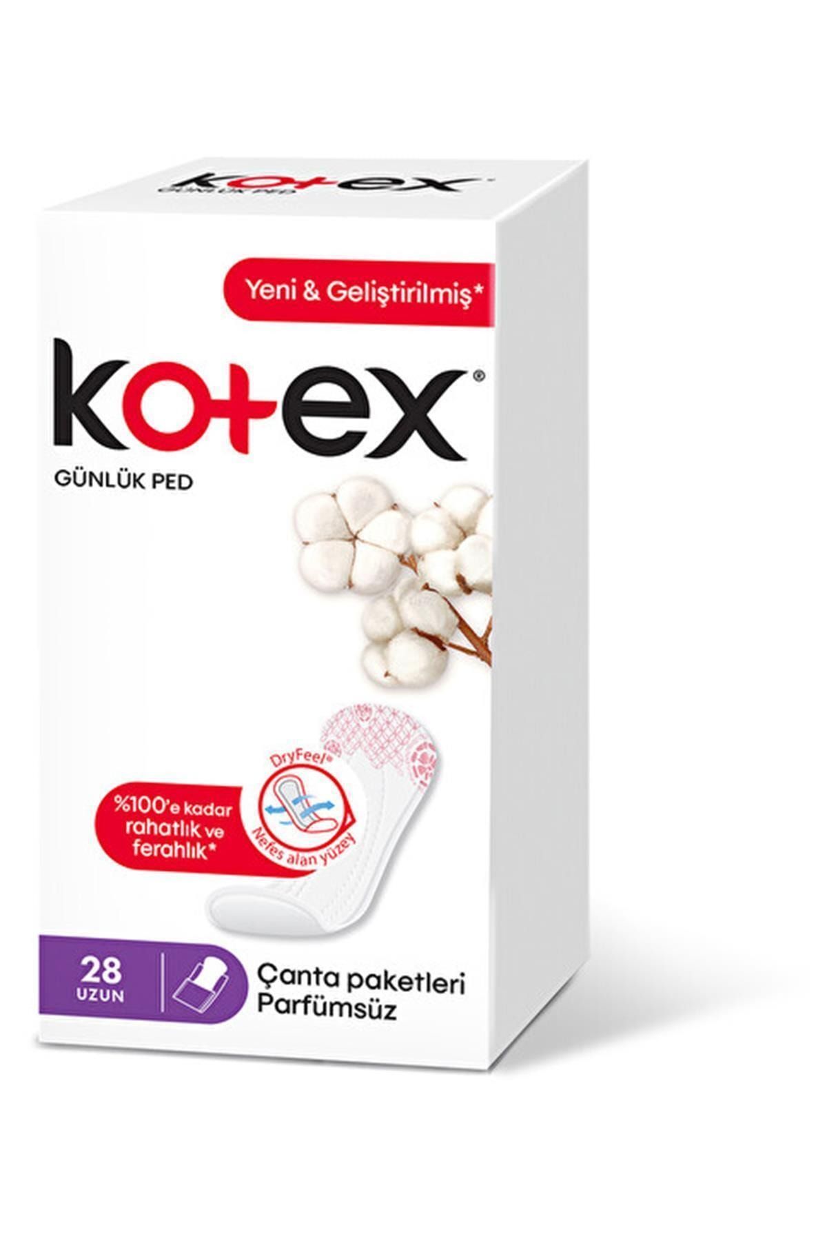 Kotex Marka: Günlük Ped Uzun 28'li Kategori: Hijyenik Ped