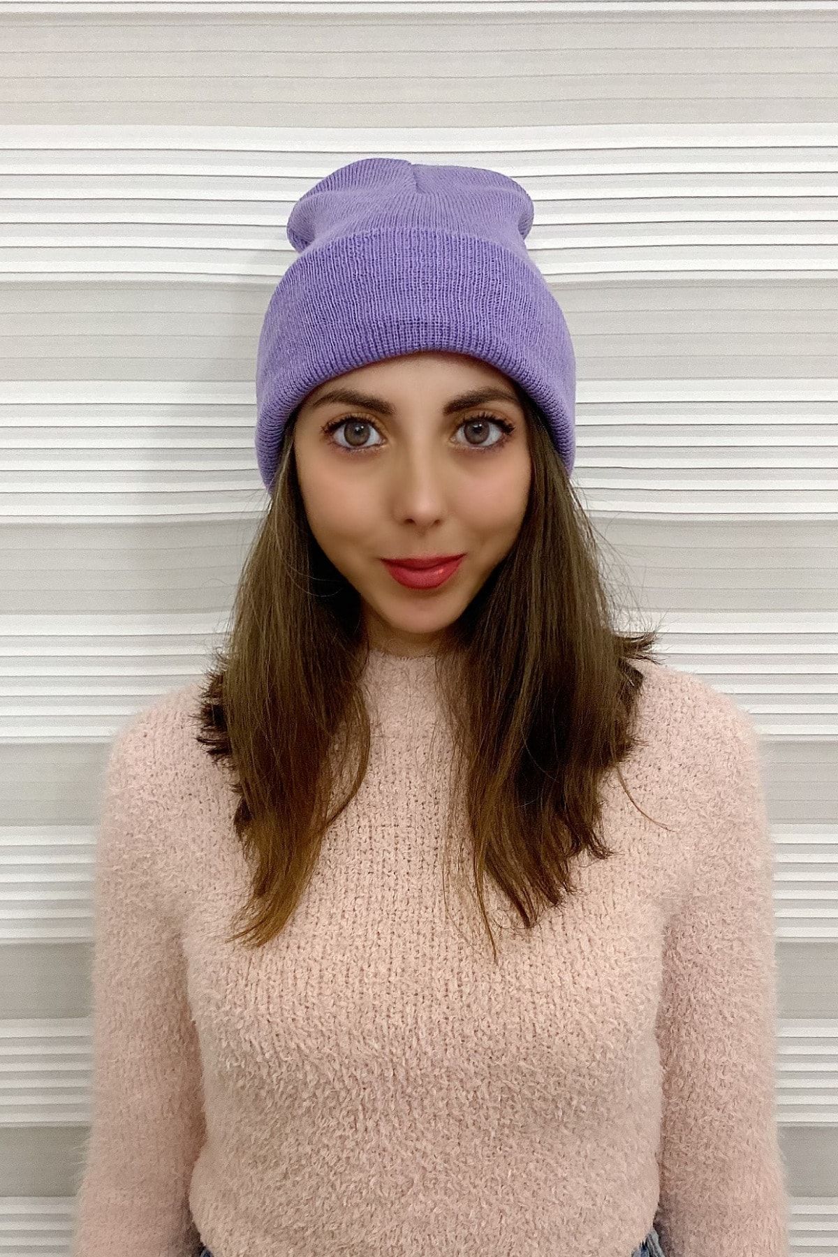 komorebi Lila Basic Unisex Triko Bere