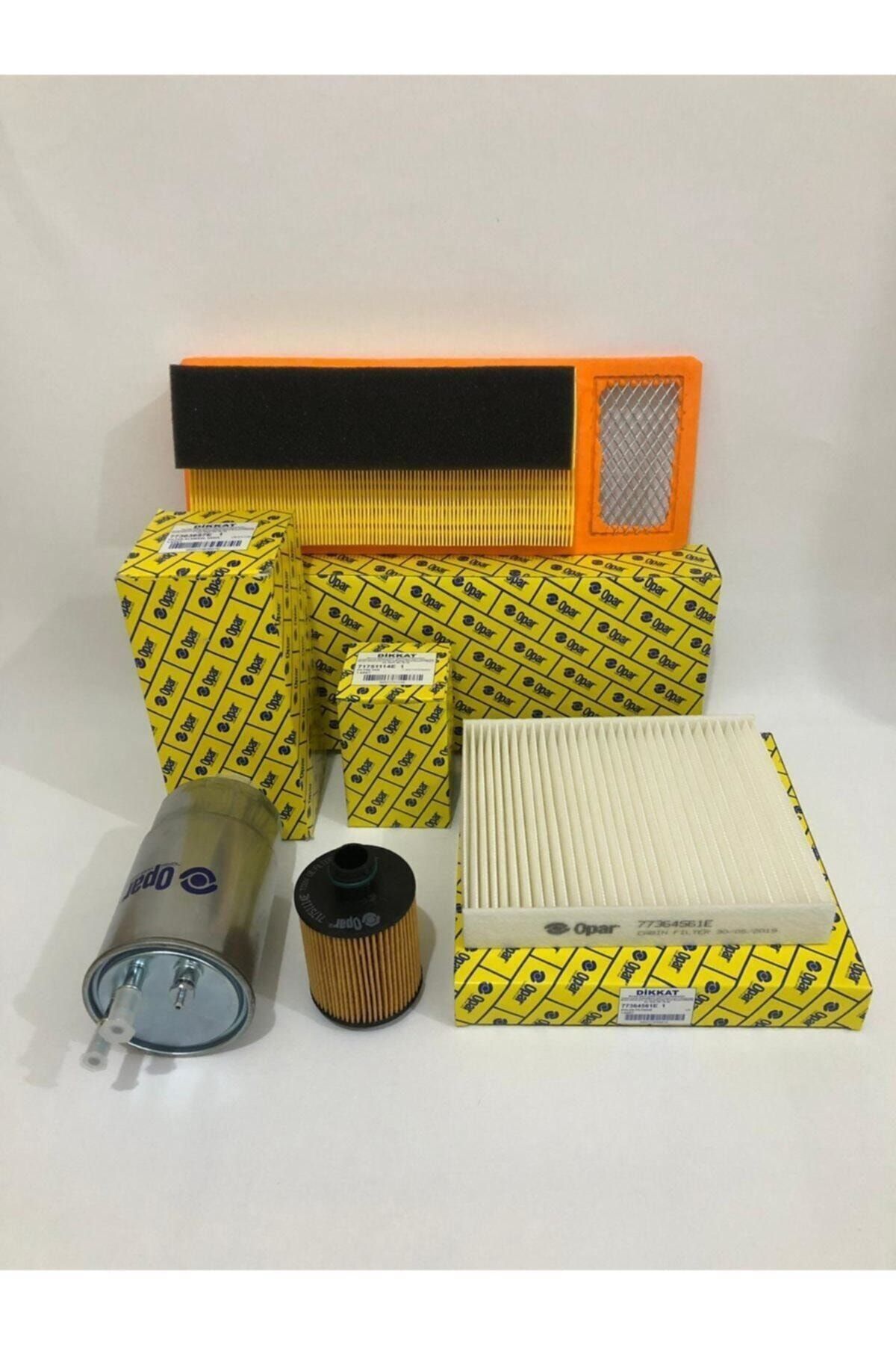 Linea Fiat 1.3 Multijet Euro 5 (95 Hp) Opar Filtre 4'lü Bakım Seti(hava-yağ-polen-mazot 4lü Set)
