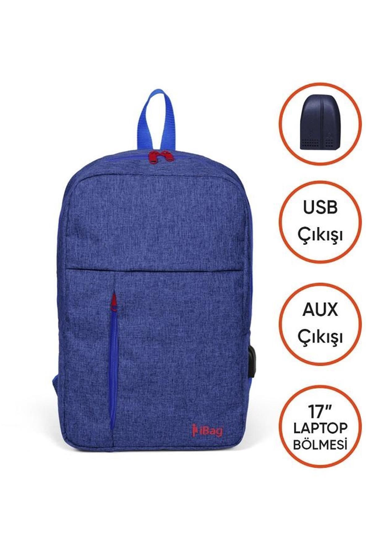 Yaygan Marka: Ibag 14267 Laptop Sırt Çantası 17'' Usb-aux