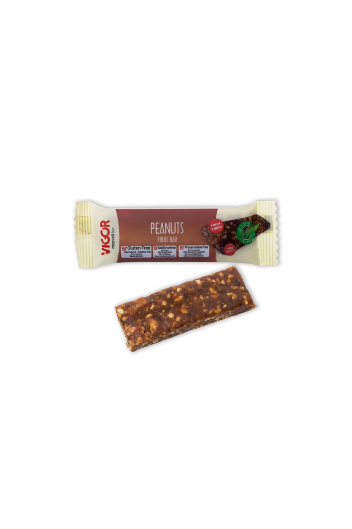 Vigor 5 Li Yer Fıstıklı Meyveli Bar Atıştırmalık Bar 40 gr * 5