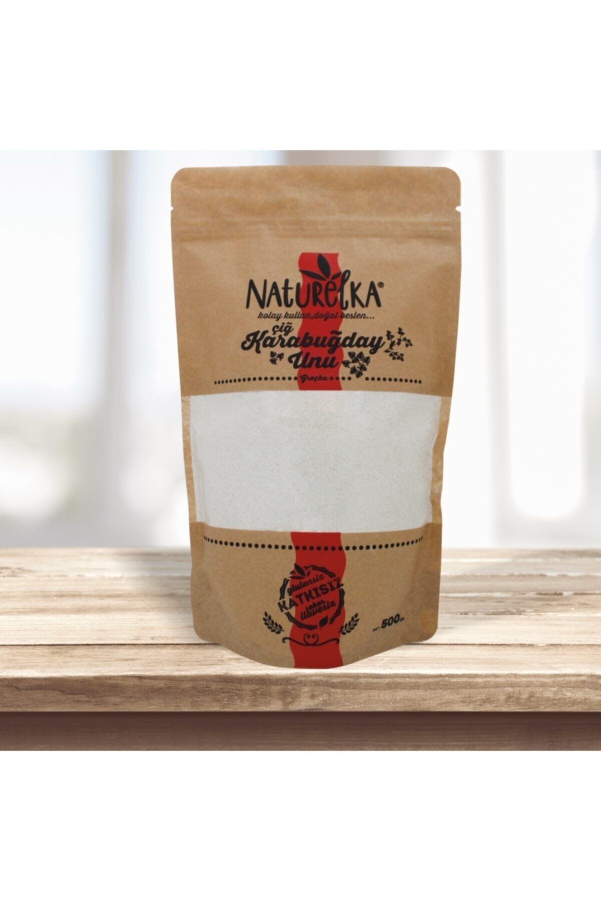 Naturelka Glutensiz Çiğ Karabuğday Unu 500 gr