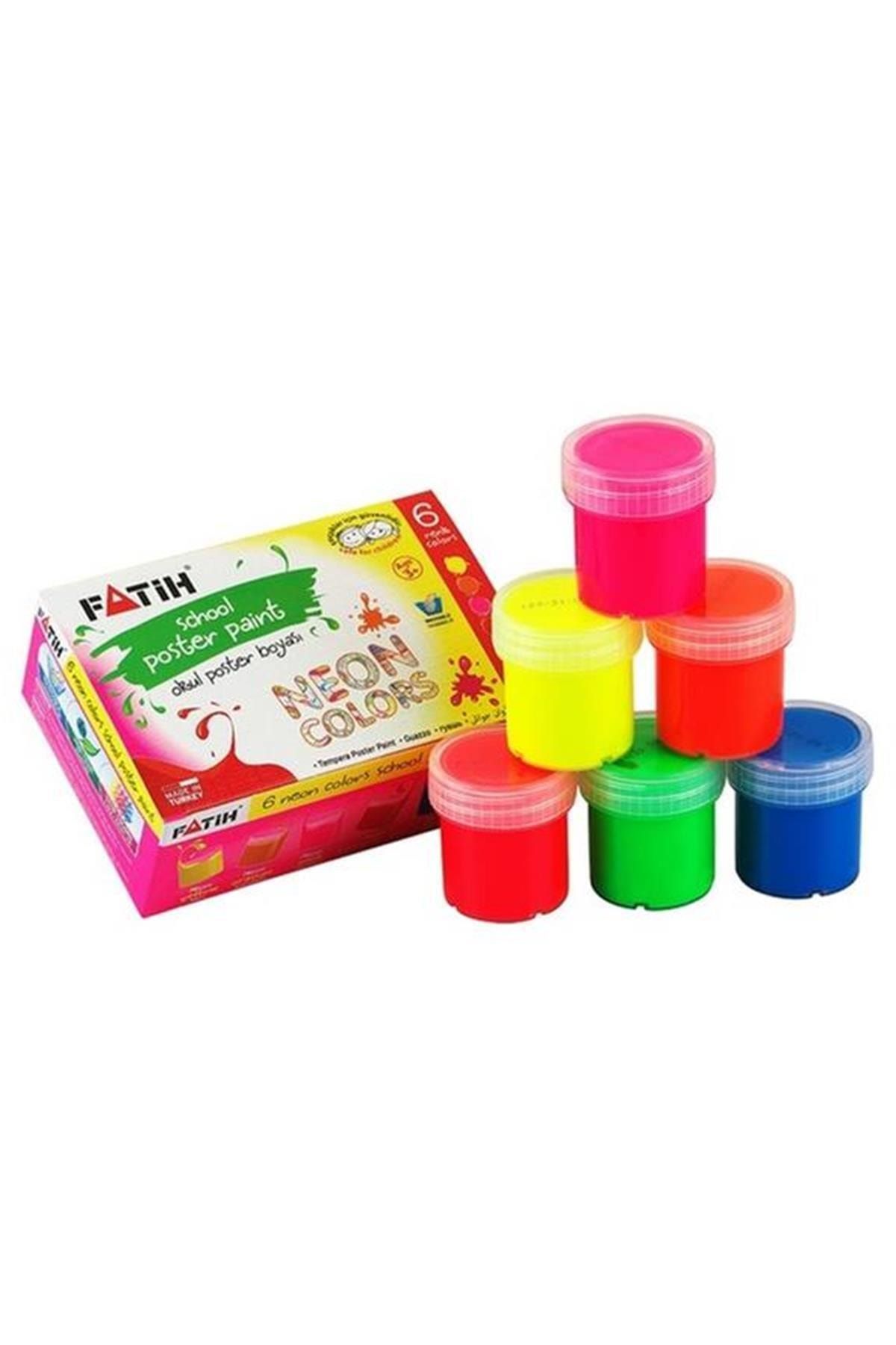 Fatih Marka: 6 Renk Neon Guaj Boya 25 Ml 50430 Kategori: Guaj Boya