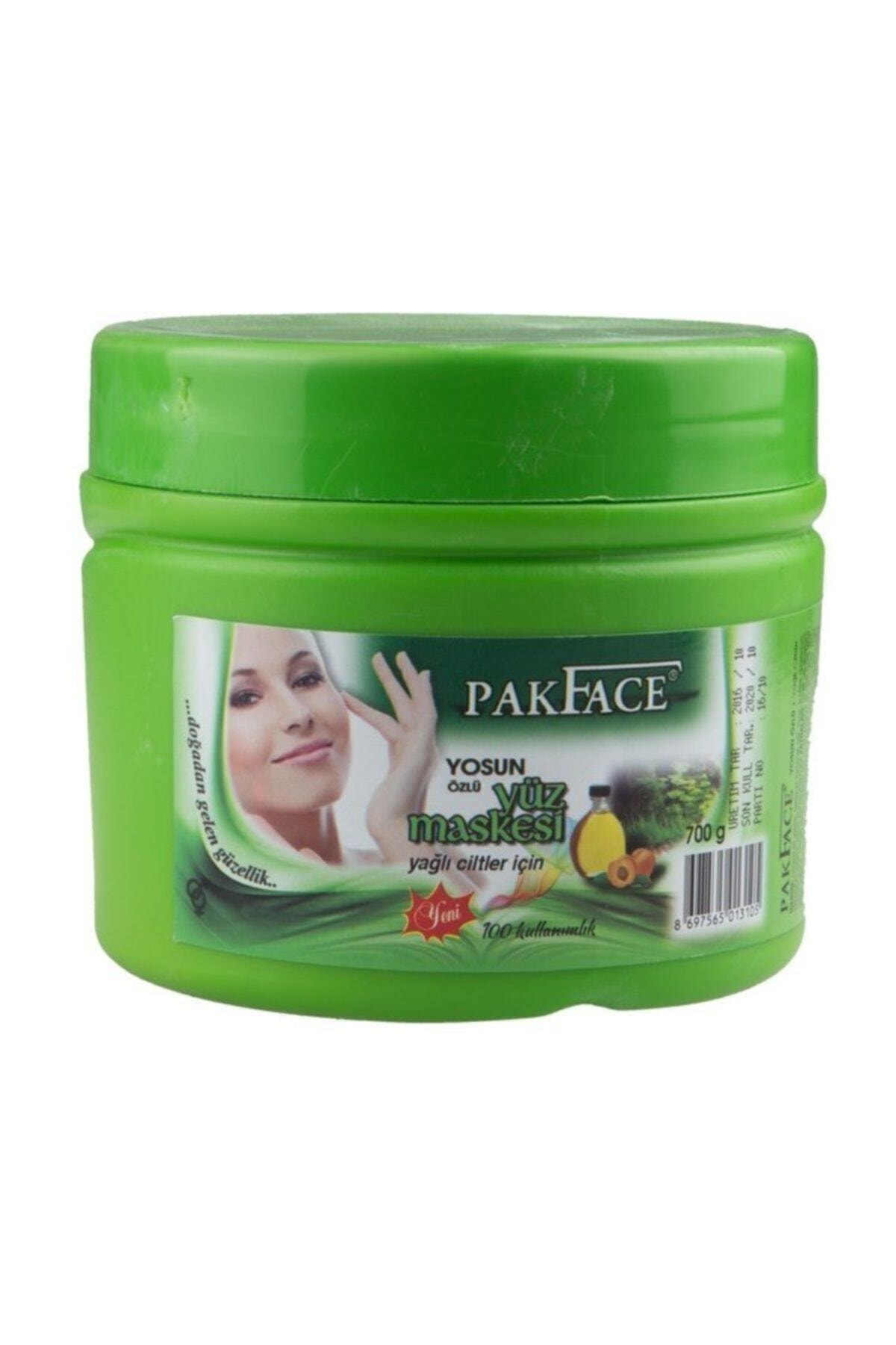 Pak Face Yosun Özlü Kil Maskesi 100 Kullanımlık 1 Adet