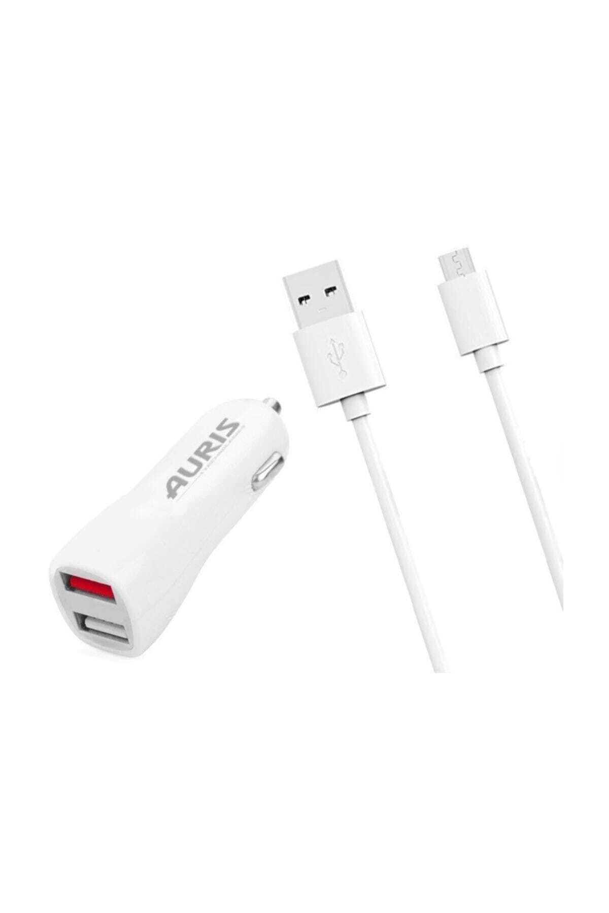 Auris Aurıs 3.1a Micro Usb Set Araç Şarjı