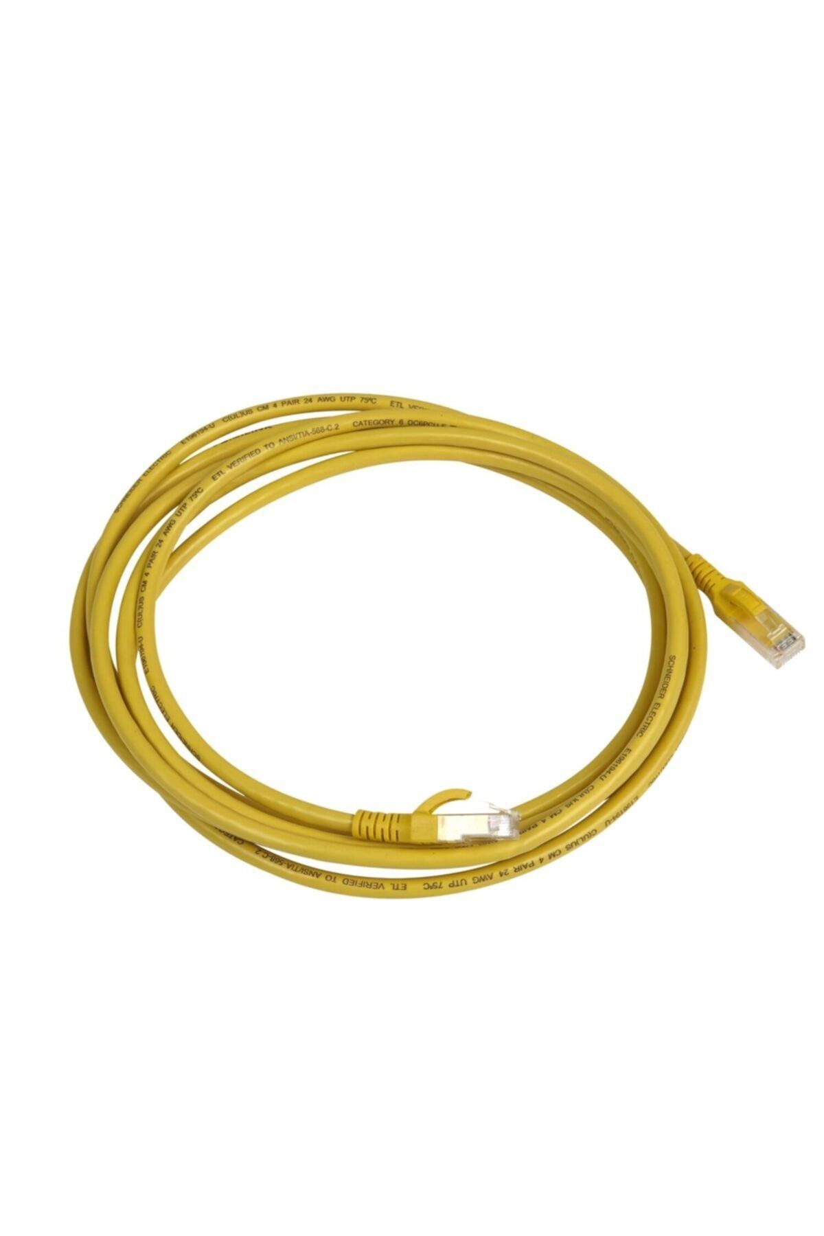 SCHNEIDER Dıgılınk Cat 6 Utp Patch Cord 3m Yellow - 2'li Set