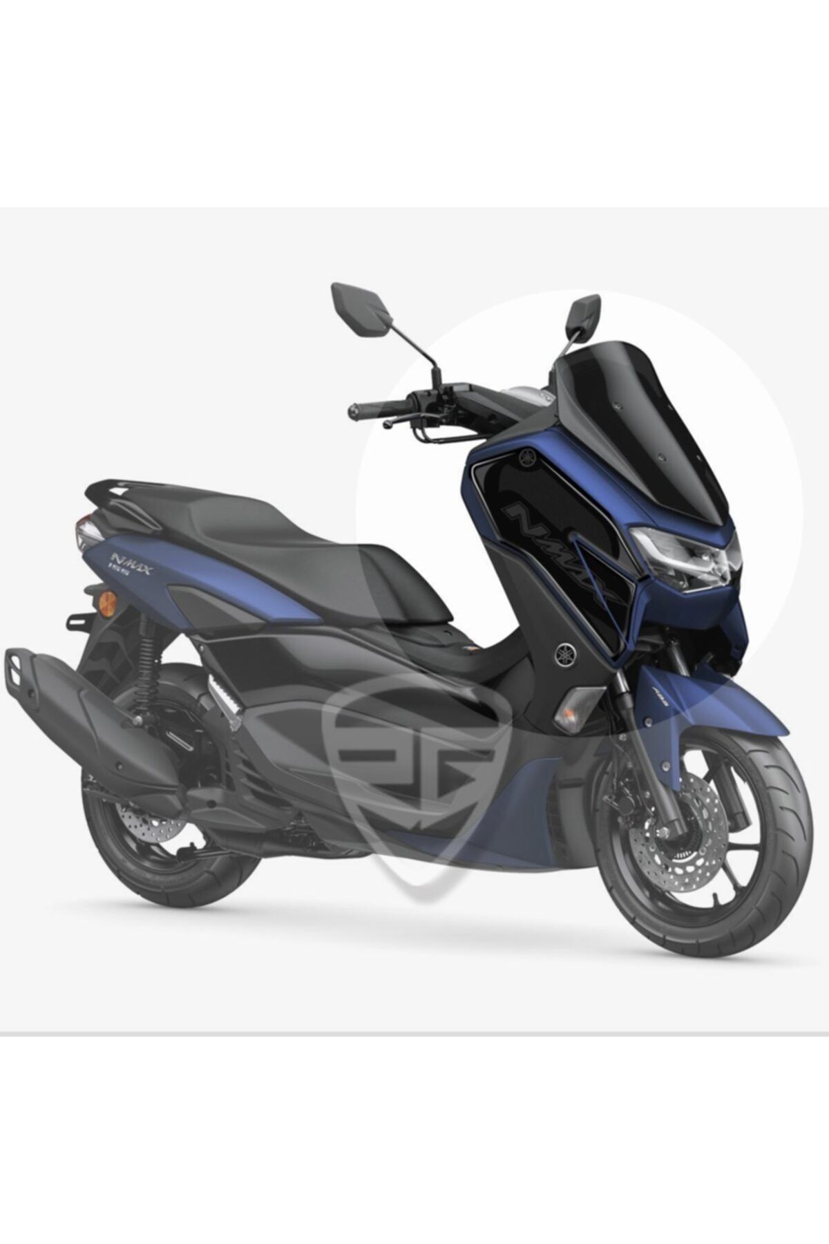 Redline Grafik Yamaha Nmax 2021 Model Kafa Grenaj Pad Koruyucu Siyah Gri