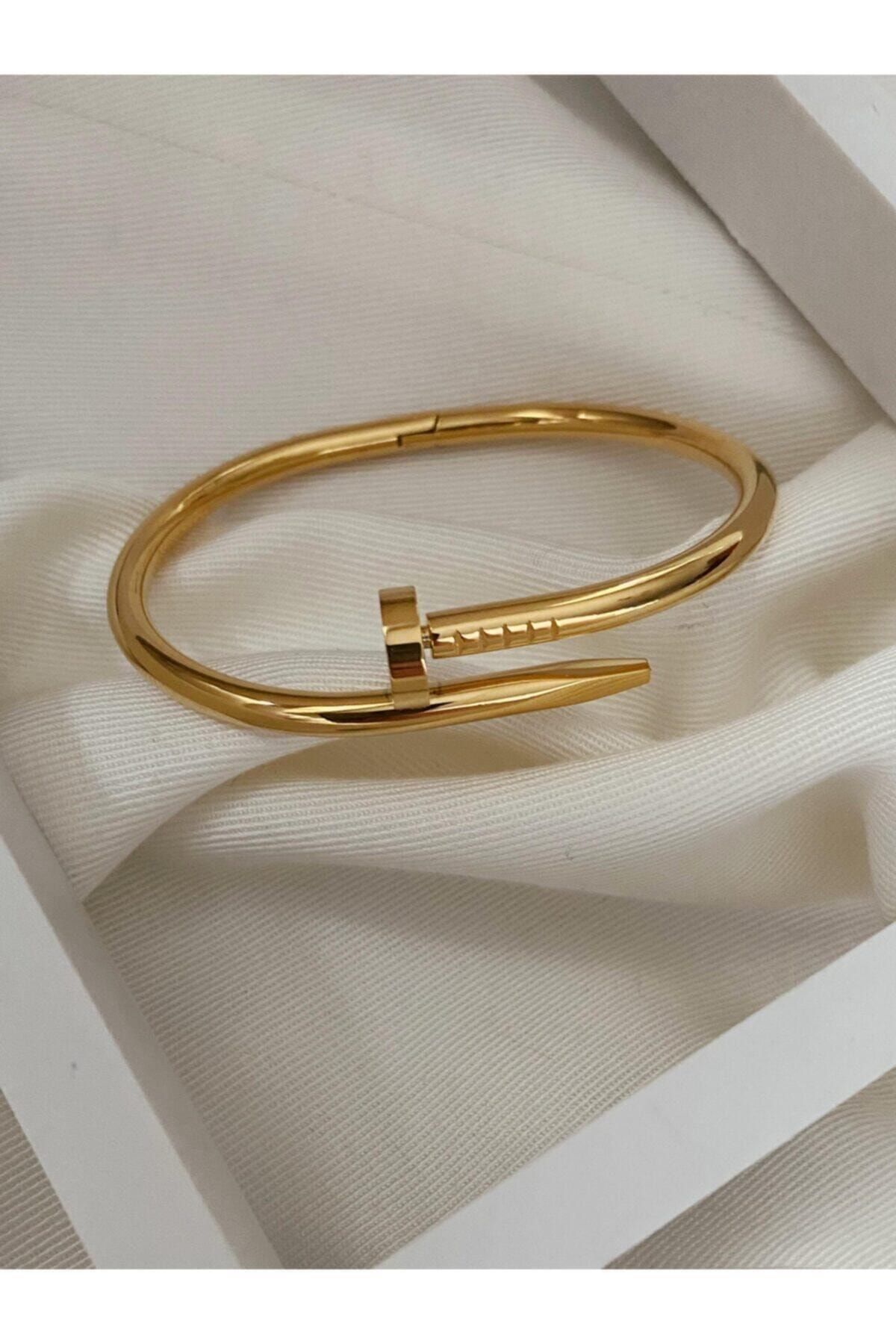 Vi store Çelik Tiffany Model Çivi Bileklik