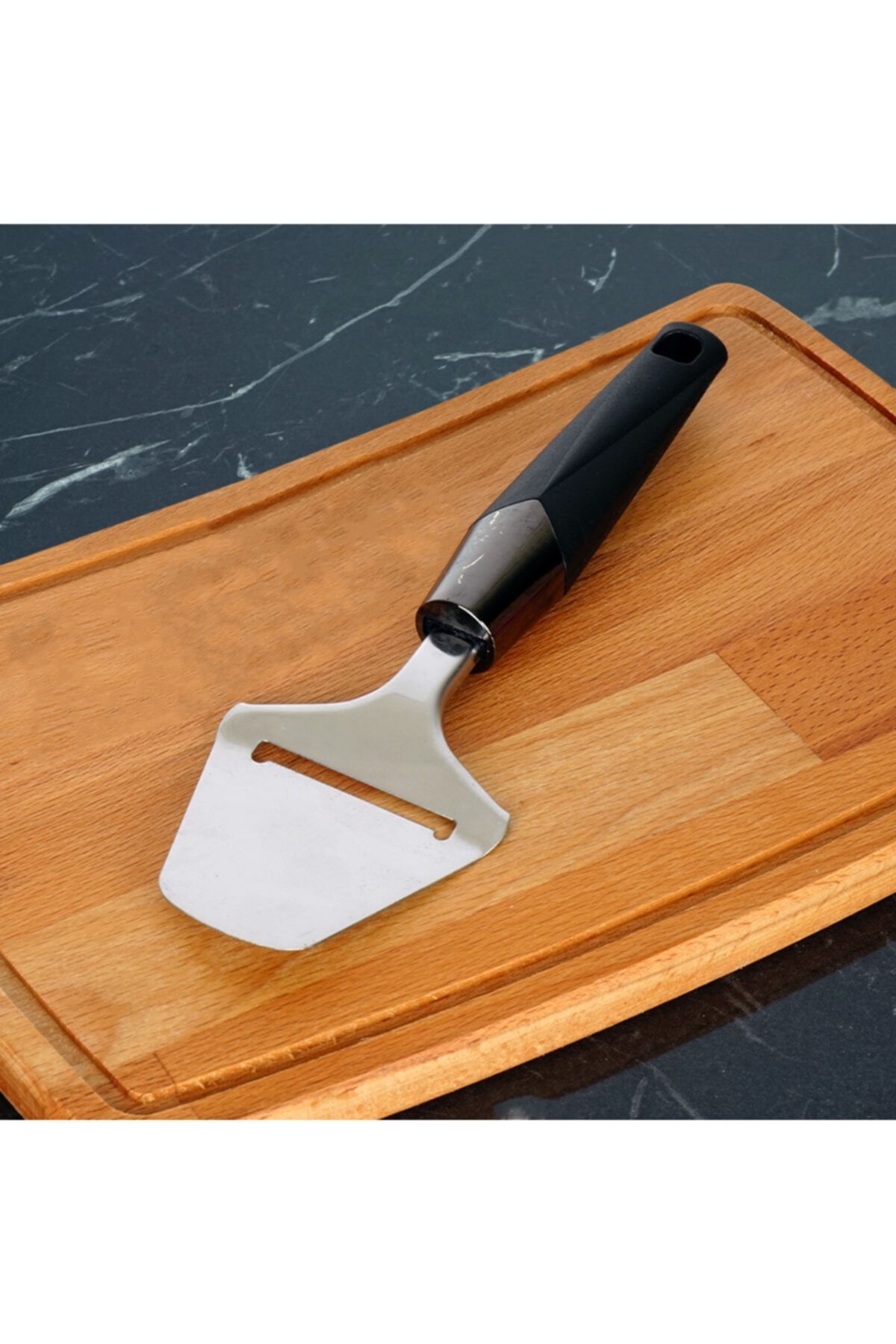 bimbambom Black Siyah Saplı Peynir Rende Servis Spatulası,