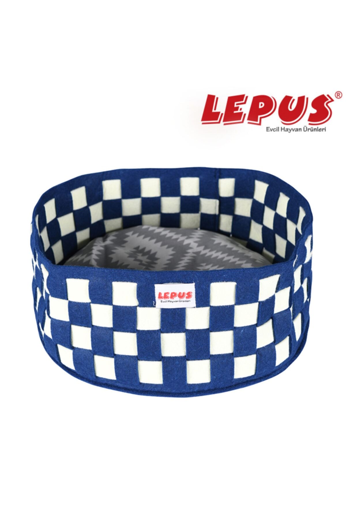 Lepus Örgü Yatak - Mavi