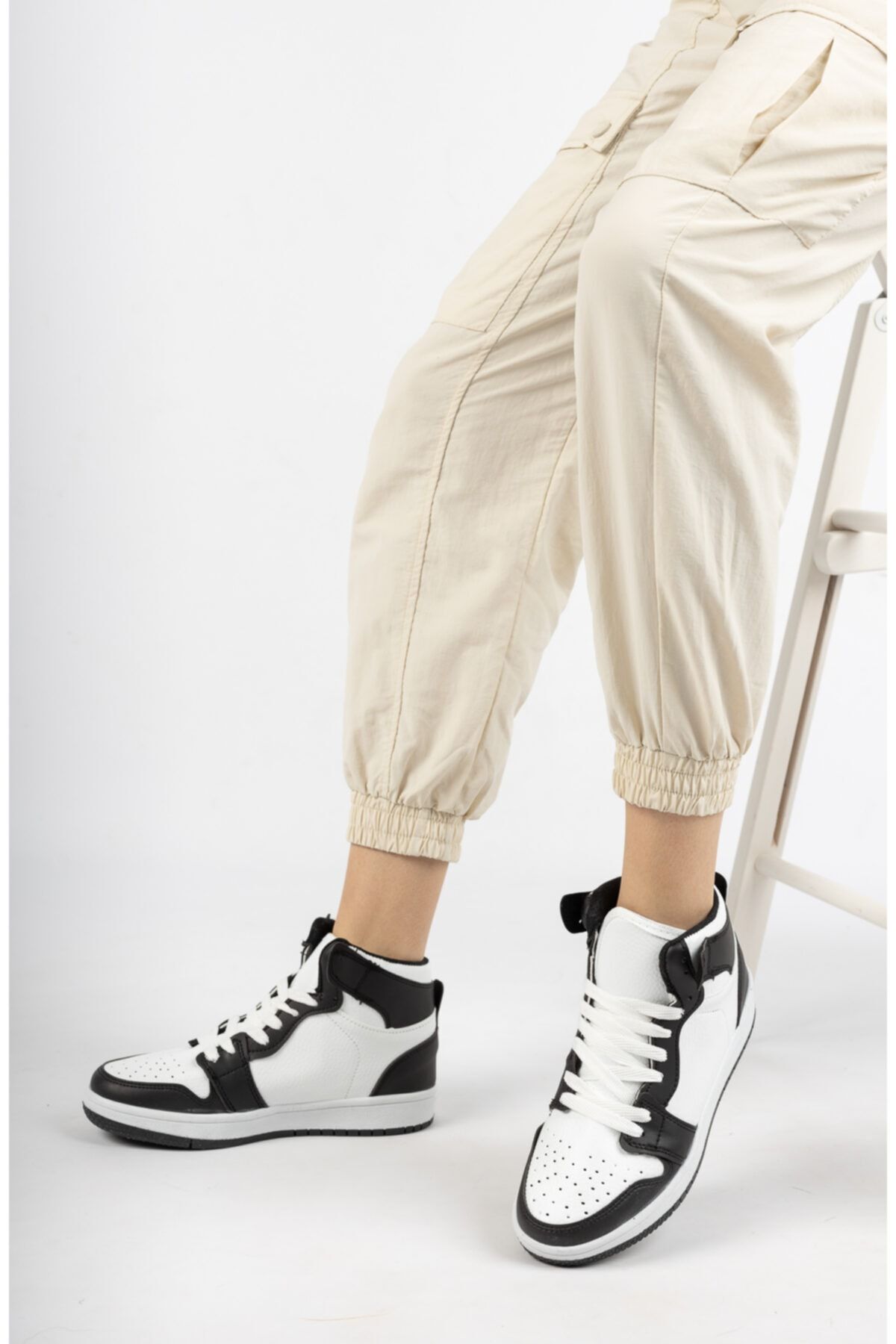 Moda Değirmeni Kadın Bilekli Sneaker Md1105-101-0003