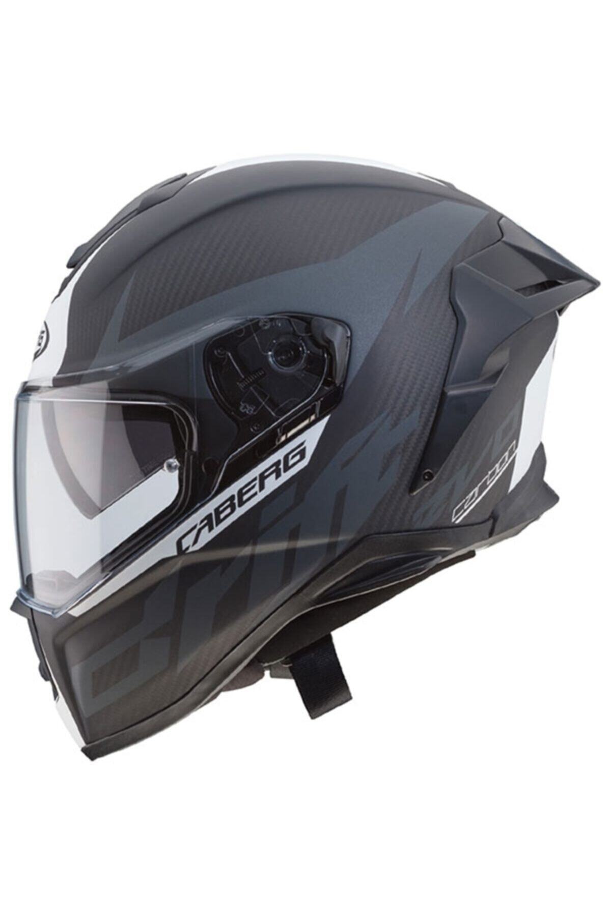 Caberg Drift Evo Carbon Mat Ant Beyaz Motosiklet Kaskı