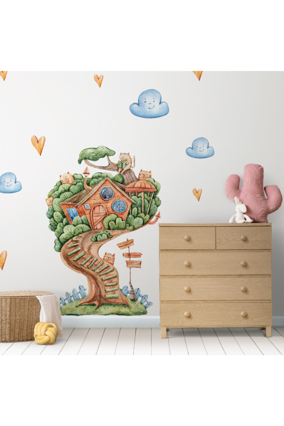MUSE TASARIM Ağaç Ev Duvar Stickerı