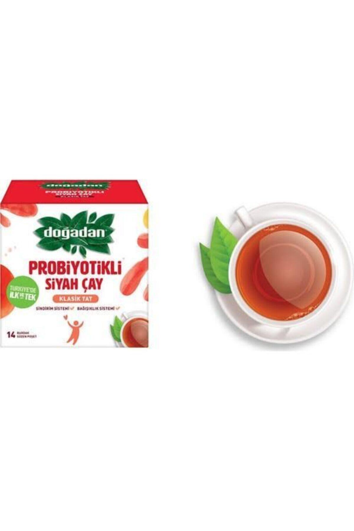 Doğadan Probiyotikli Siyah Çay Klasik Tat 14 Poşet