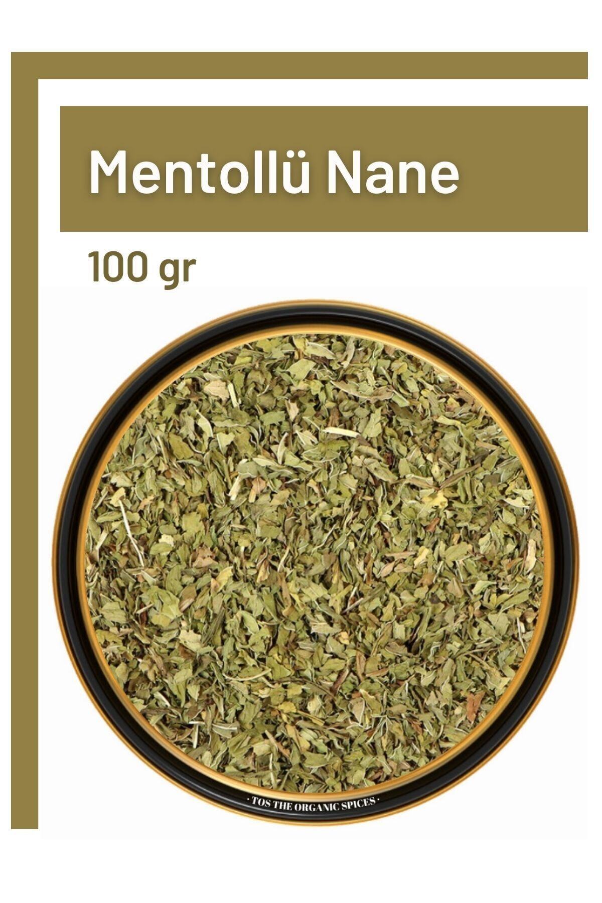TOS The Organic Spices Mentollü Nane 100 Gr (1. Kalite) Mentha Piperita