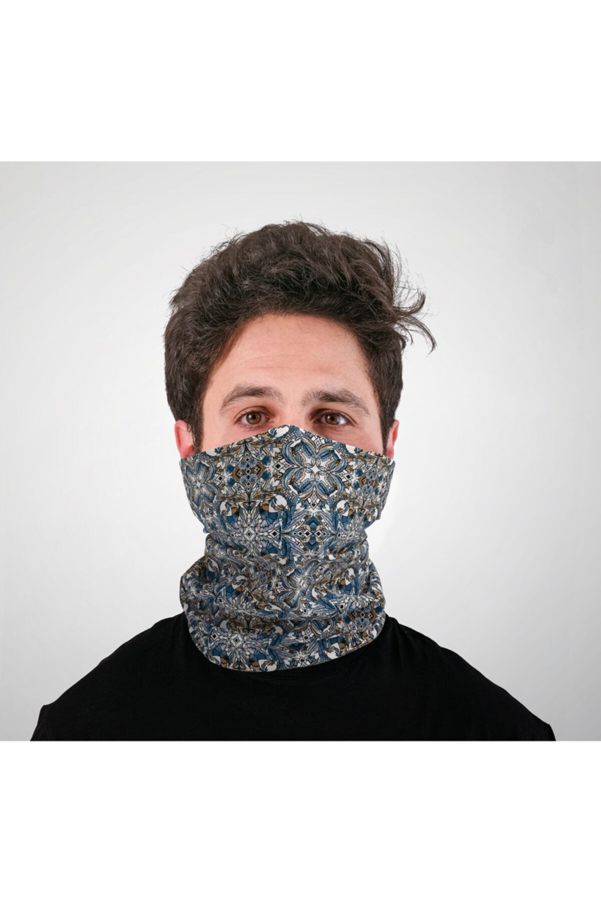SWAWE Geometrik Desenli Boyunluk/maske/baf
