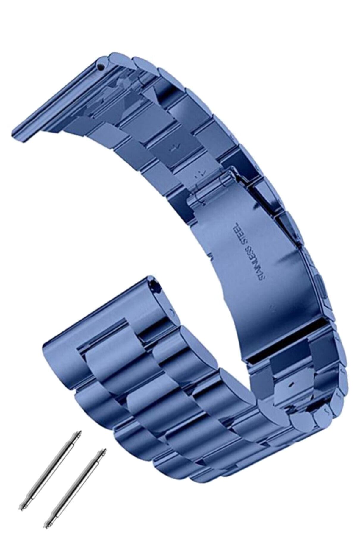 Trendburada Case C4u C1 Saat Uyumlu Lacivert Renk Paslanmaz Çelik Metal Saat Kordonu