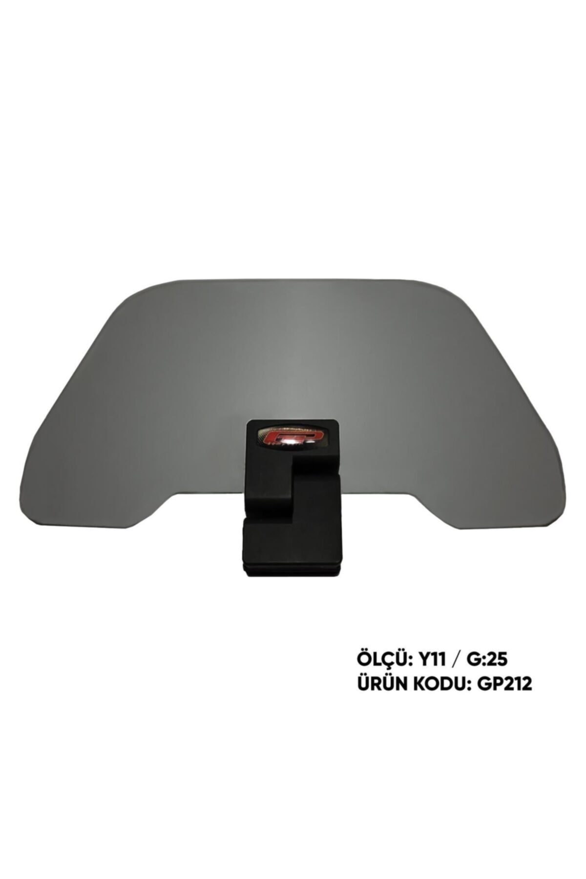 GP KOMPOZİT Gp202 Universal Rüzgar Saptırıcı (DEFLEKTÖR) Füme Gri Aparat