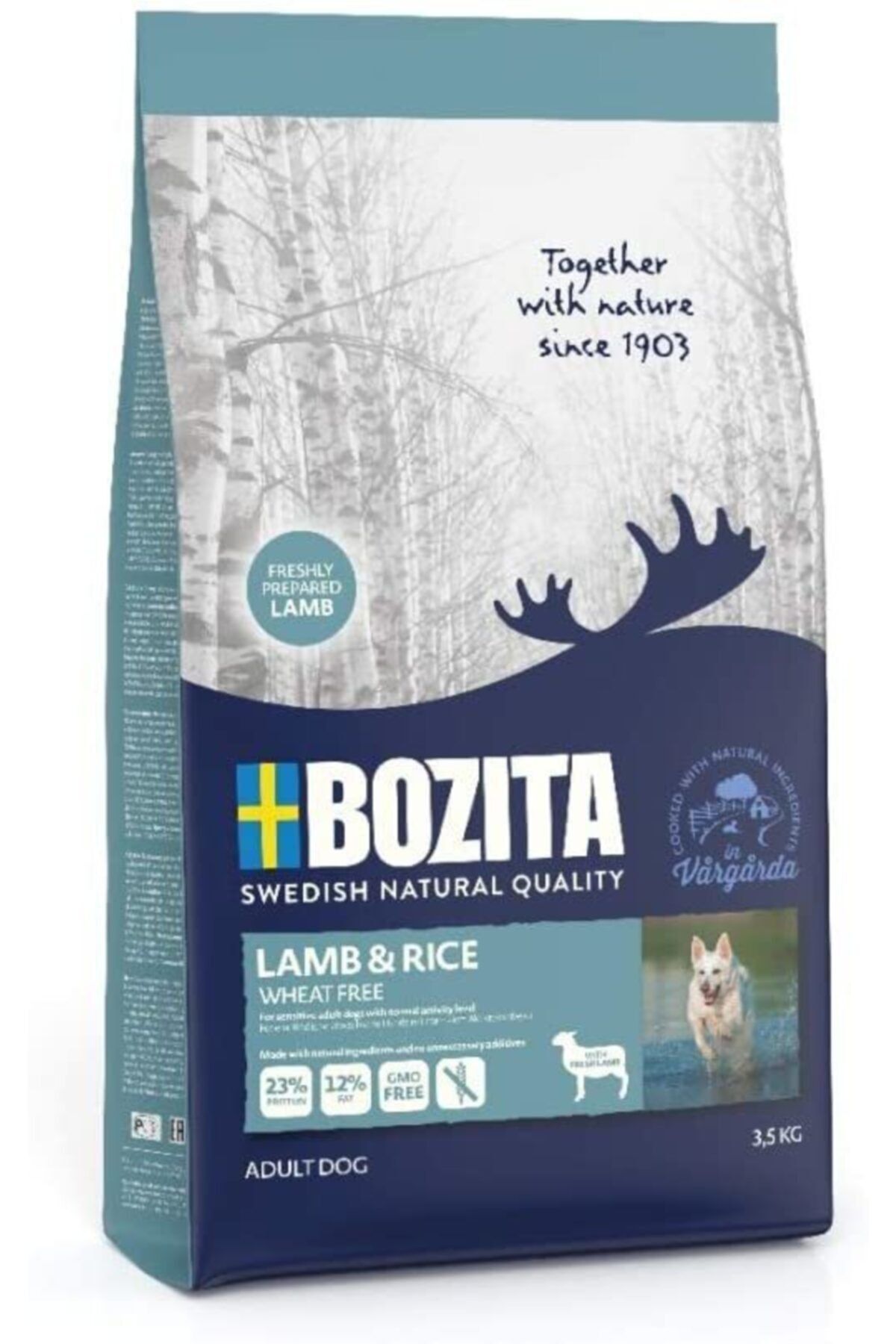 Bozita Adult Buğdaysız Kuzu Etli Yetişkin Köpek Maması 3.5 Kg