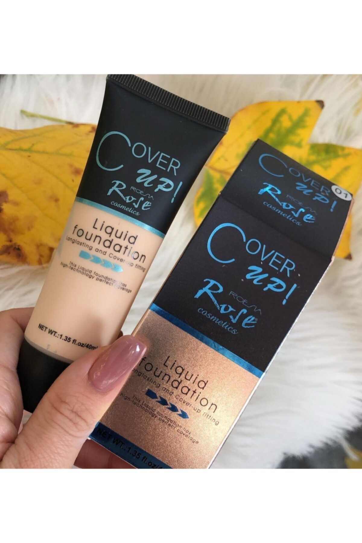 AİLY COSMETİCS Aily Nemlendirme Etkili Cover Fondöten Açık
