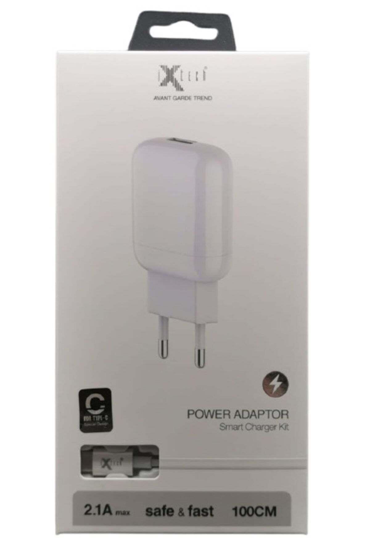 İXTECH Type-c Kablo Adaptör Smart Şarj Aleti Seti Uyumlu