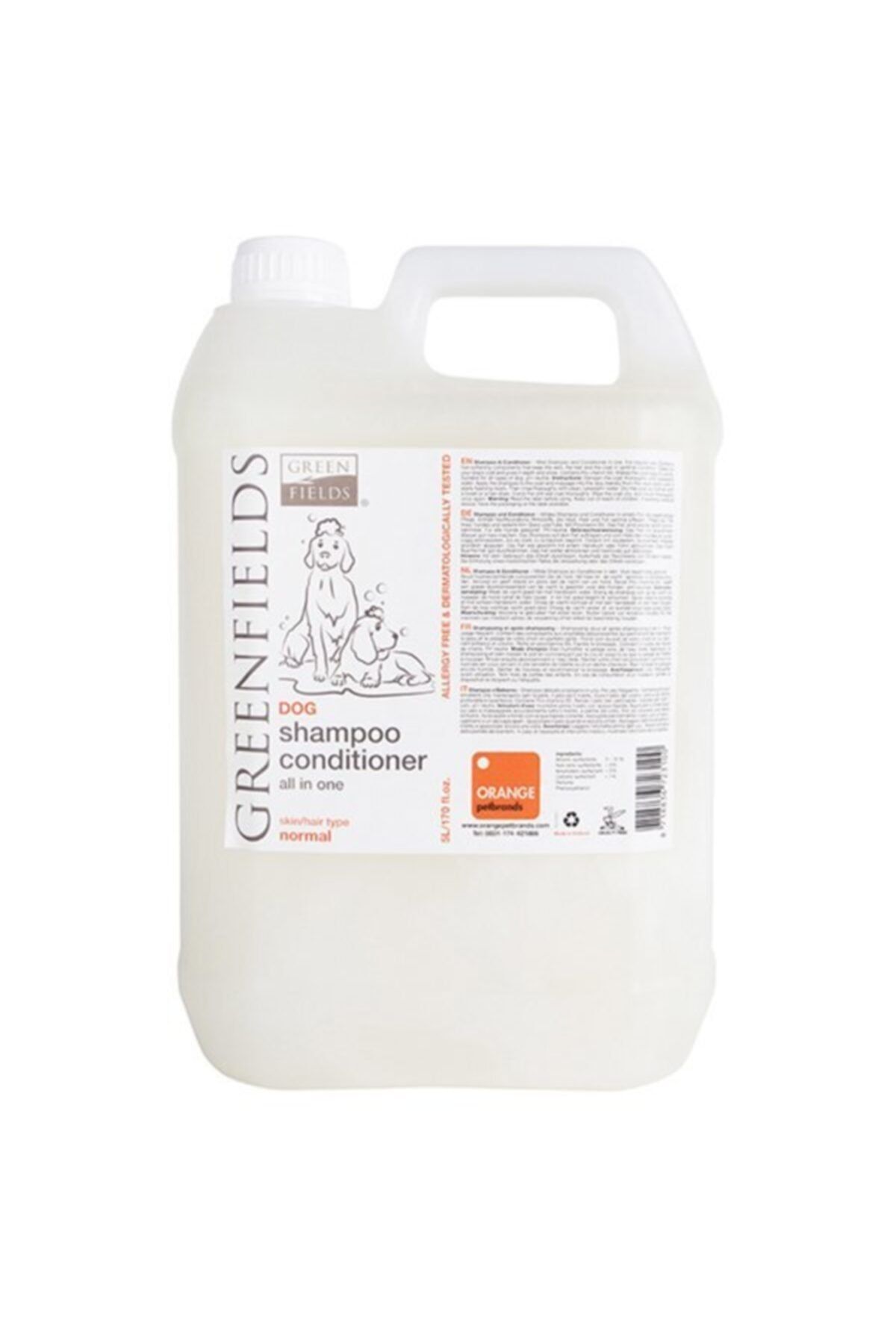 Green Fields Conditioner Kremli Köpek Şampuanı 5 Lt