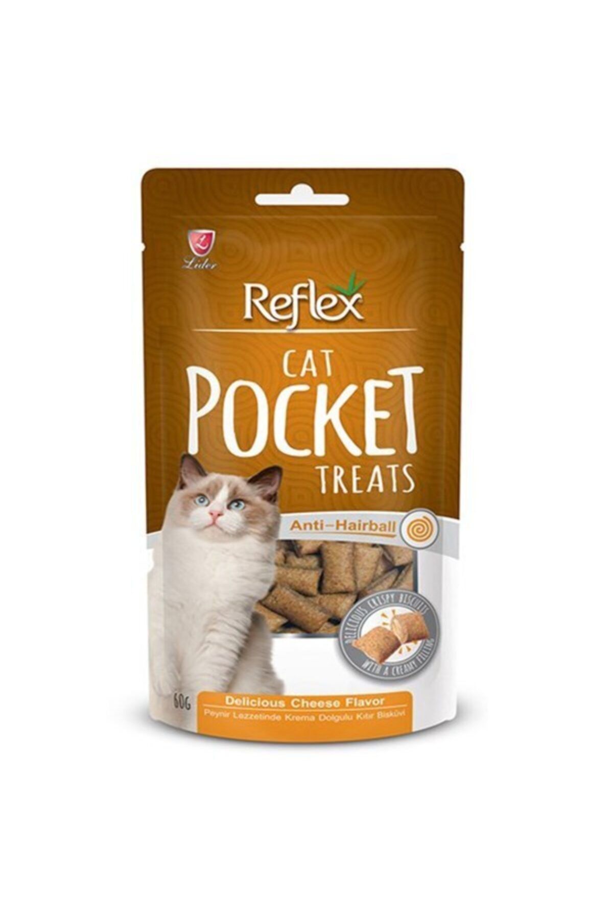 Reflex Hairball Malt Pocket Sığır Etli Kedi Ödülü 60 Gr