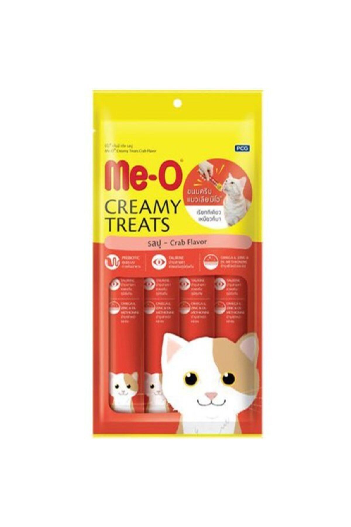 meo Meo Kremalı Yengeçli Kedi Sıvı Ödül Maması 4x15 Gr