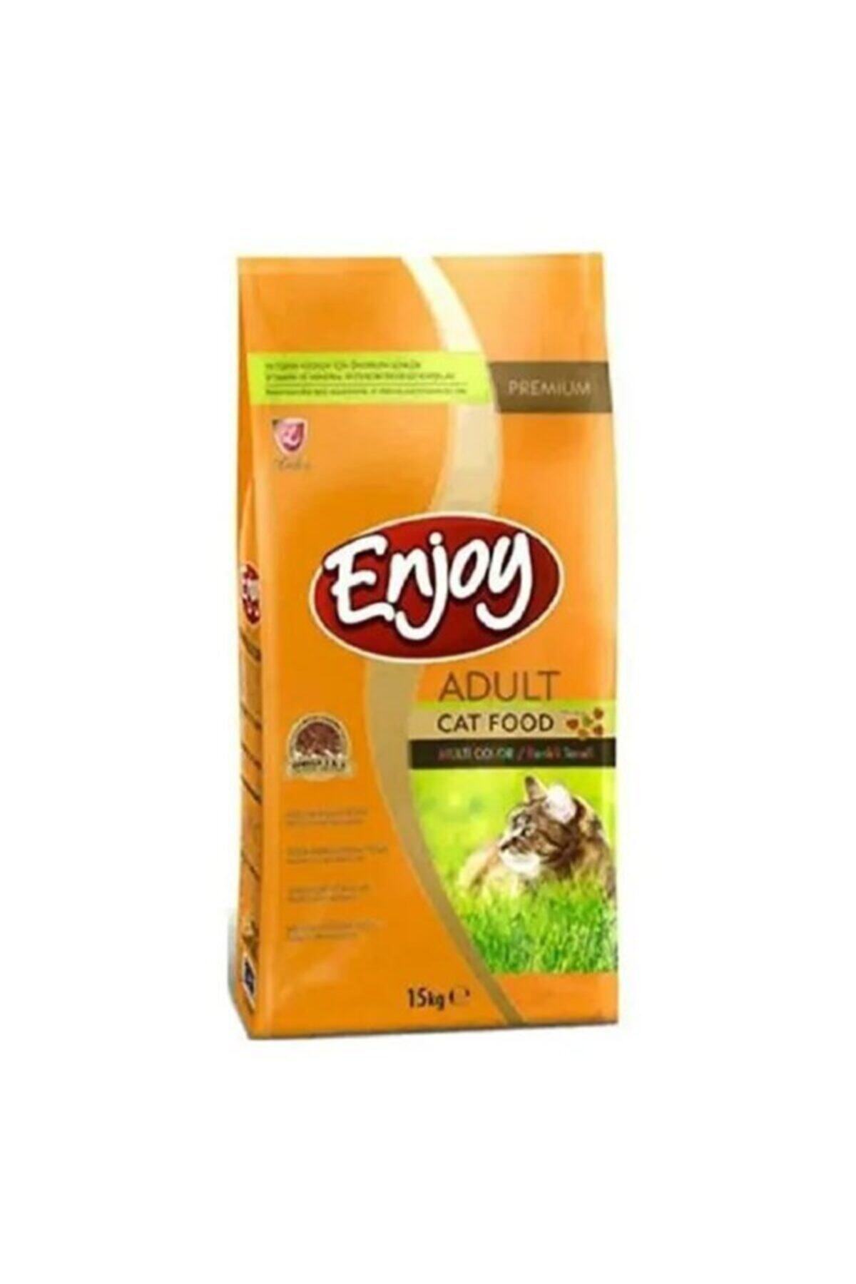 Enjoy Multi Color Tavuklu Yetişkin Kedi Maması 15 kg